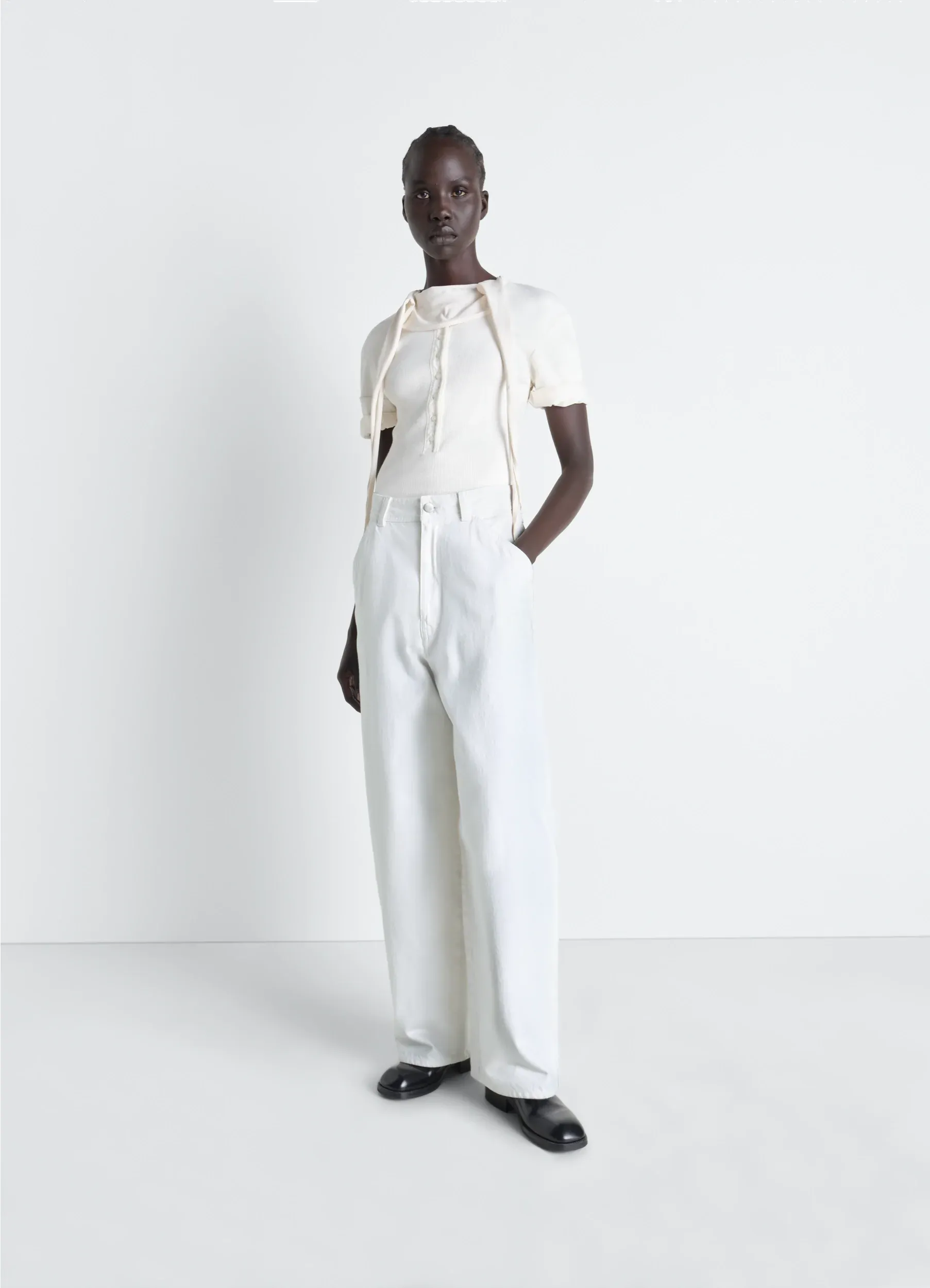 LARGE PANTS IN DENIM sold by Lemaire product image thumbnail 3