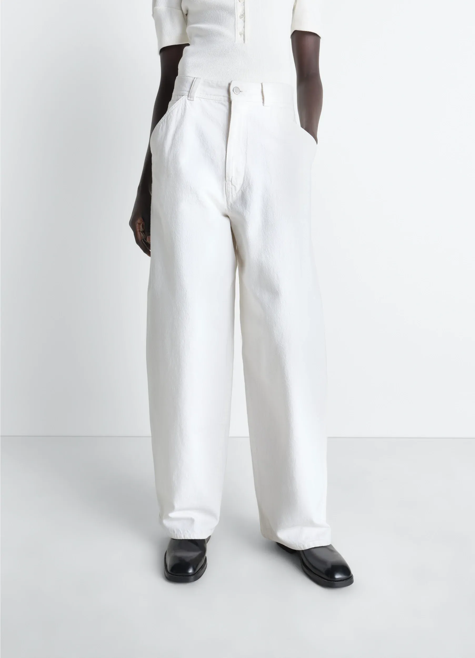 LARGE PANTS IN DENIM sold by Lemaire product image thumbnail 4