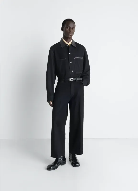 WIDE PANTS IN DENIM sold by Lemaire