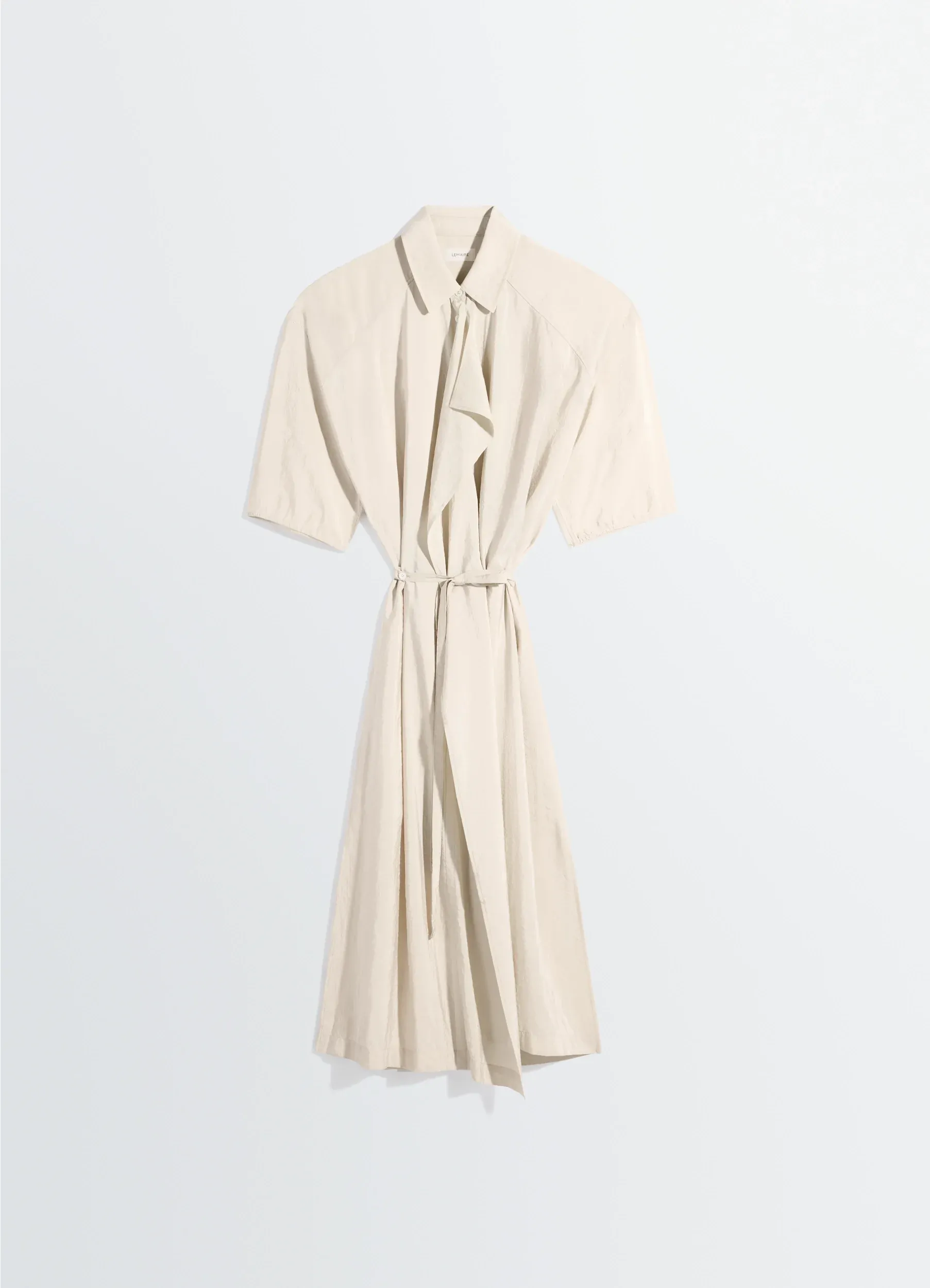 ASYMMETRICAL SHIRT DRESS IN DRY SILK sold by Lemaire product image thumbnail 5