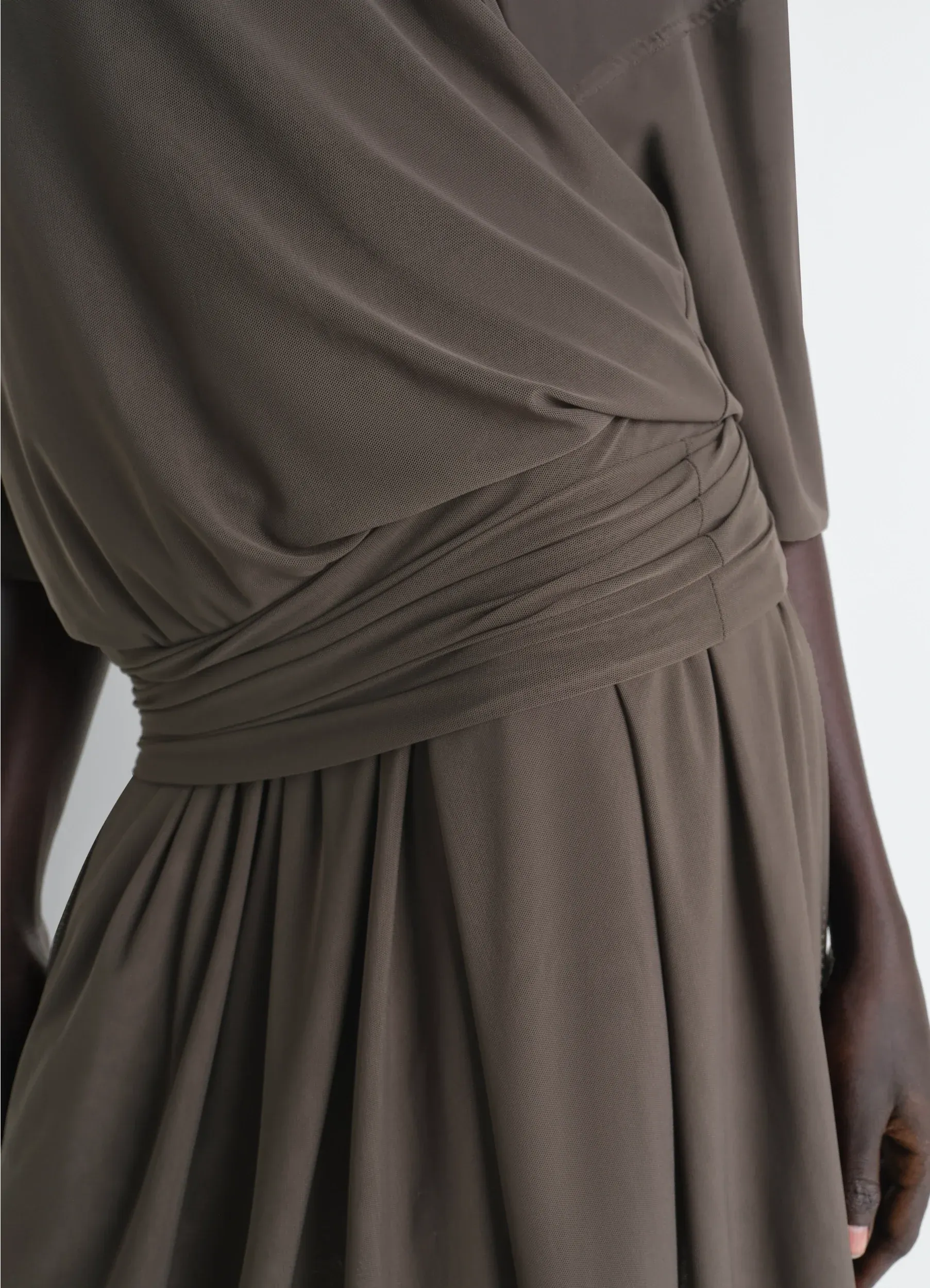 DOUBLE LAYER DRESS IN MESH sold by Lemaire product image thumbnail 3