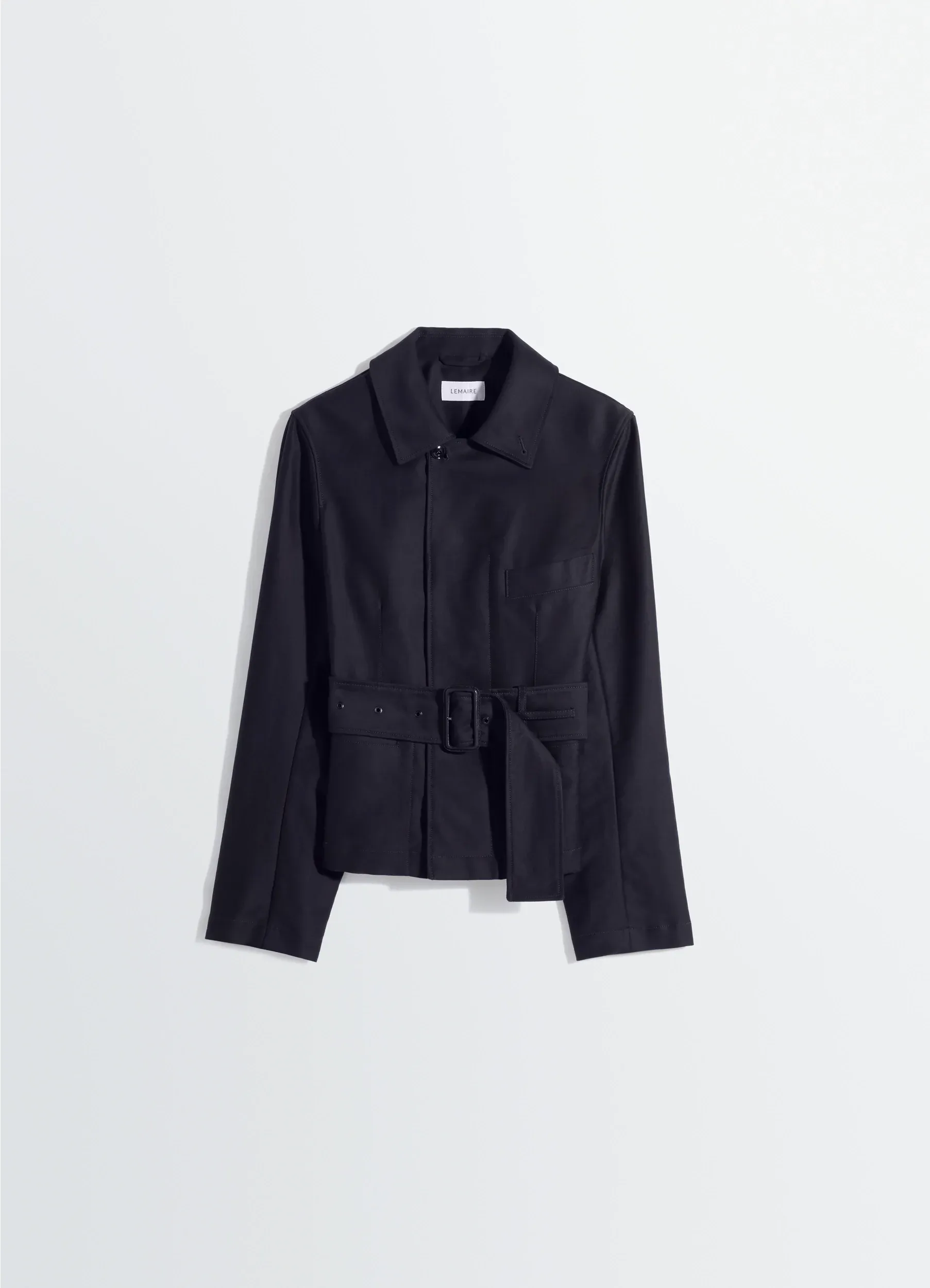 BELTED UTILITY JACKET IN COTTON SATIN sold by Lemaire product image thumbnail 5