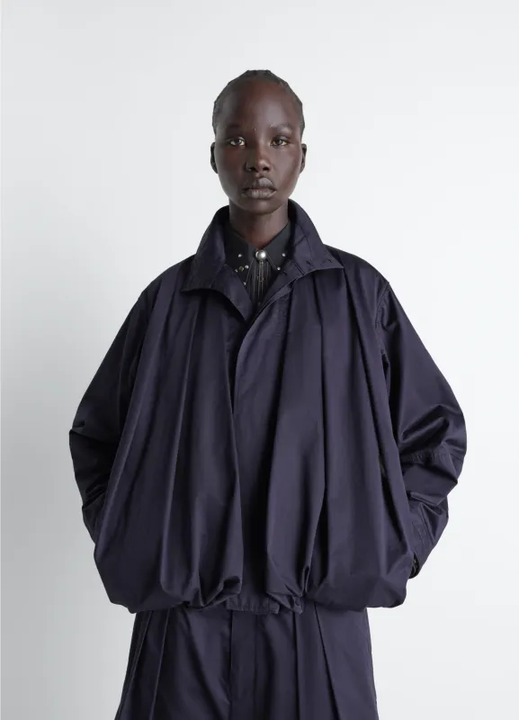 SOFT PLEATED BLOUSON IN COTTON SATIN made by Lemaire