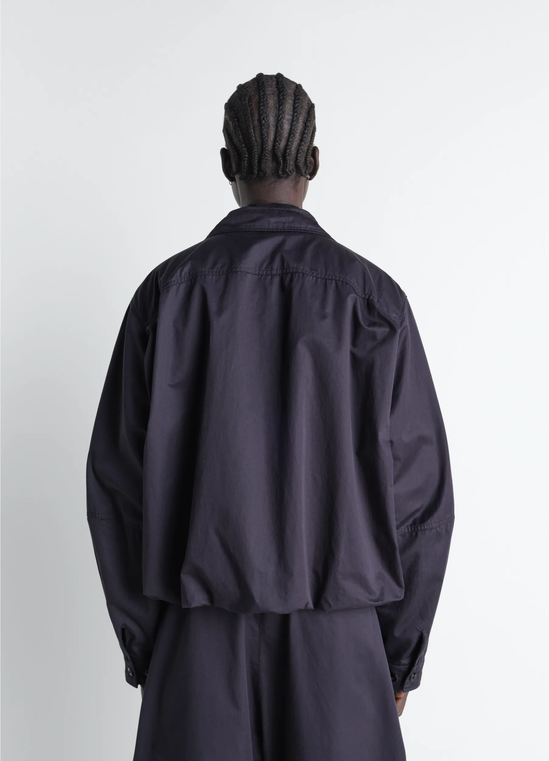 SOFT PLEATED BLOUSON IN COTTON SATIN sold by Lemaire product image thumbnail 2