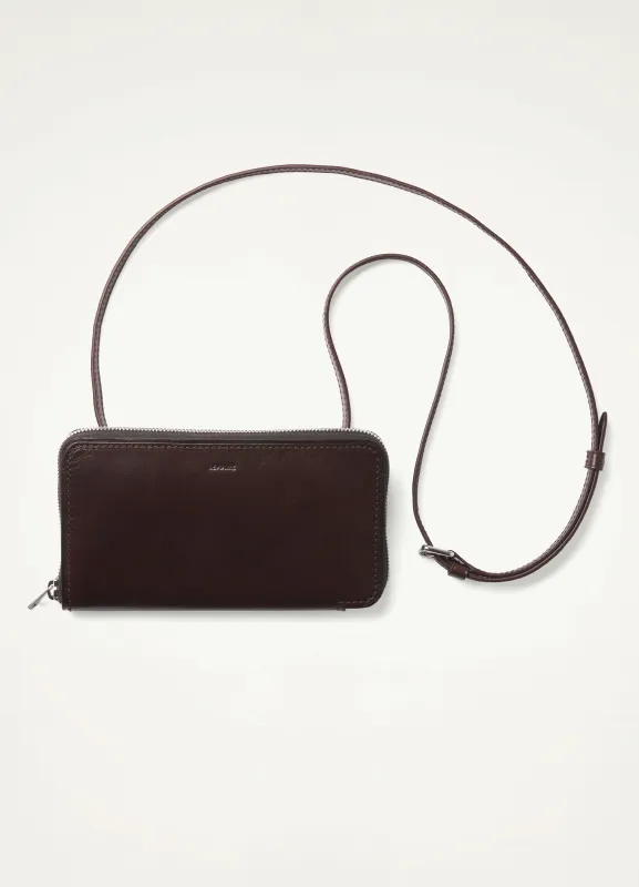 CONTINENTAL WALLET WITH STRAP made by Lemaire