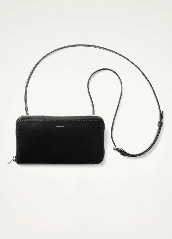 CONTINENTAL WALLET WITH STRAP made by Lemaire