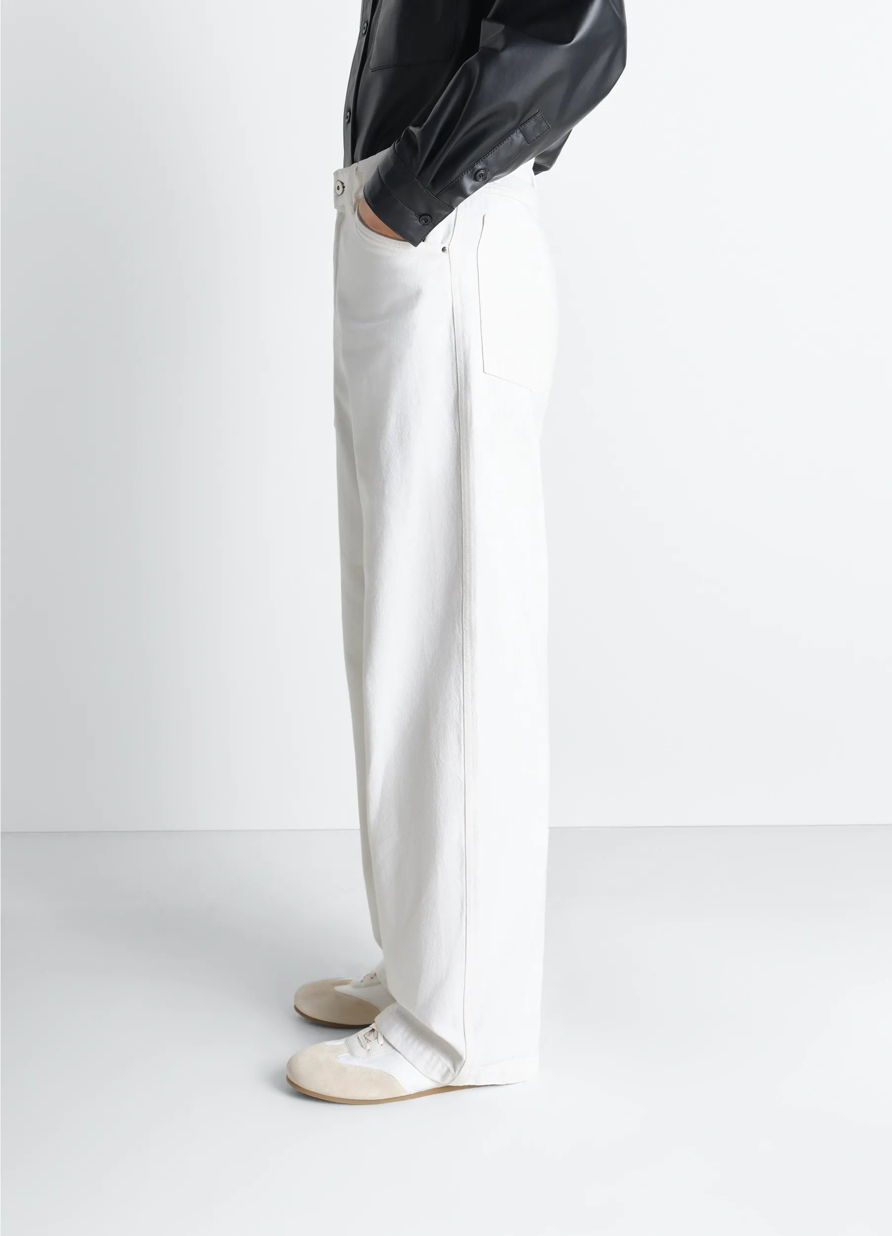 WIDE PANTS IN DENIM sold by Lemaire product image thumbnail 4