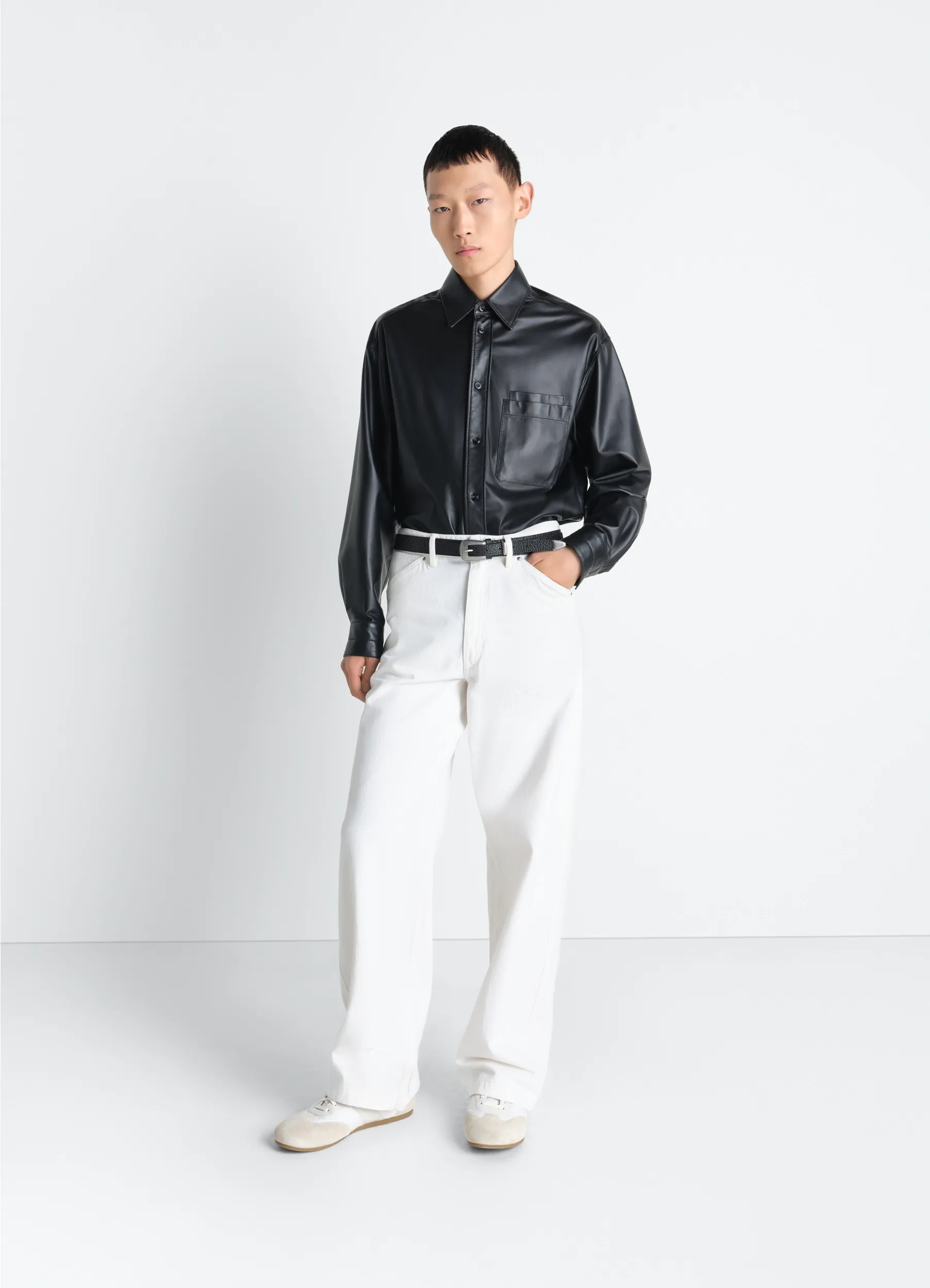 WIDE PANTS IN DENIM sold by Lemaire product image thumbnail 2