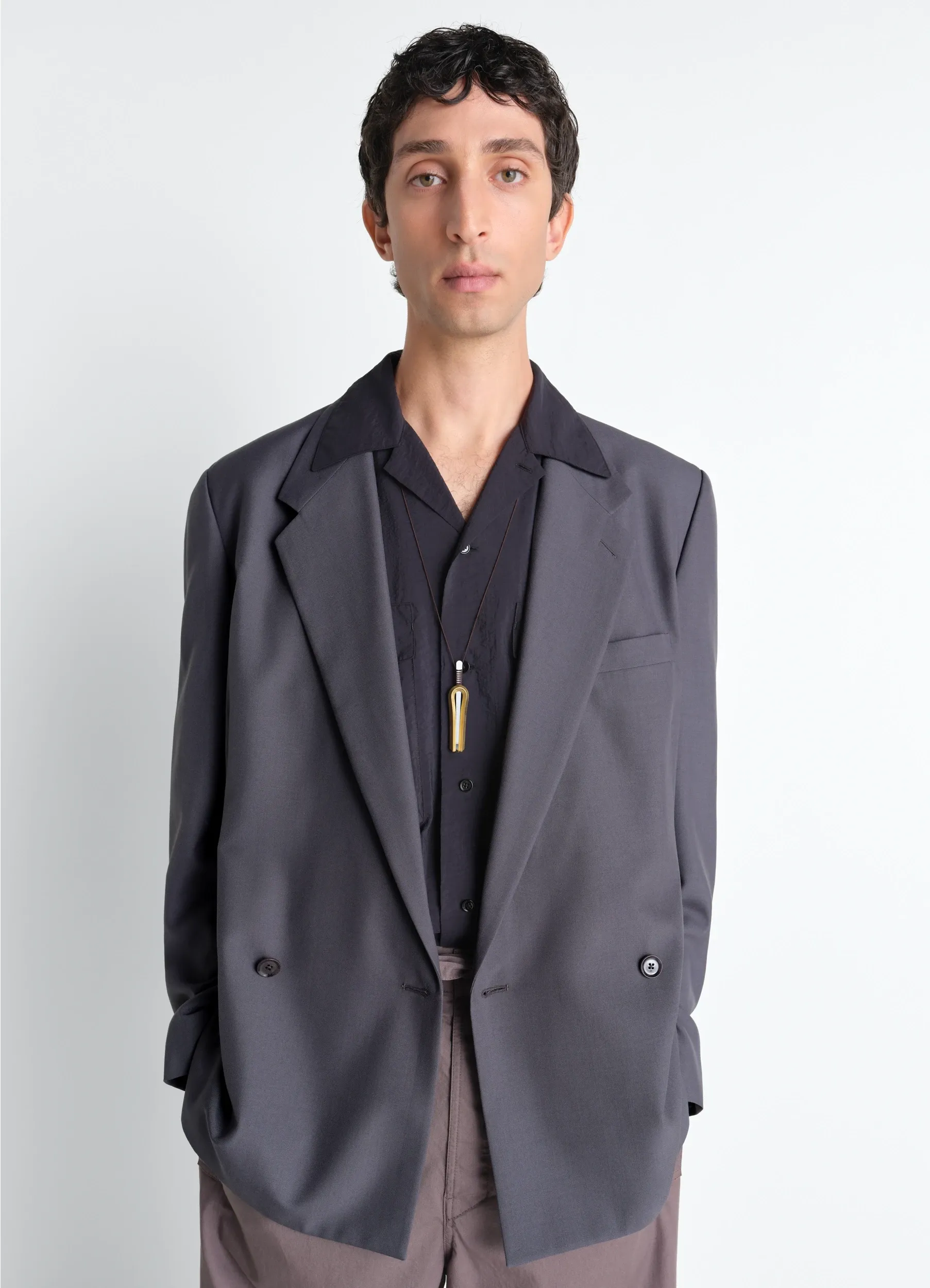 JAW HARP NECKLACE IN STAINLESS STEEL sold by Lemaire product image thumbnail 2