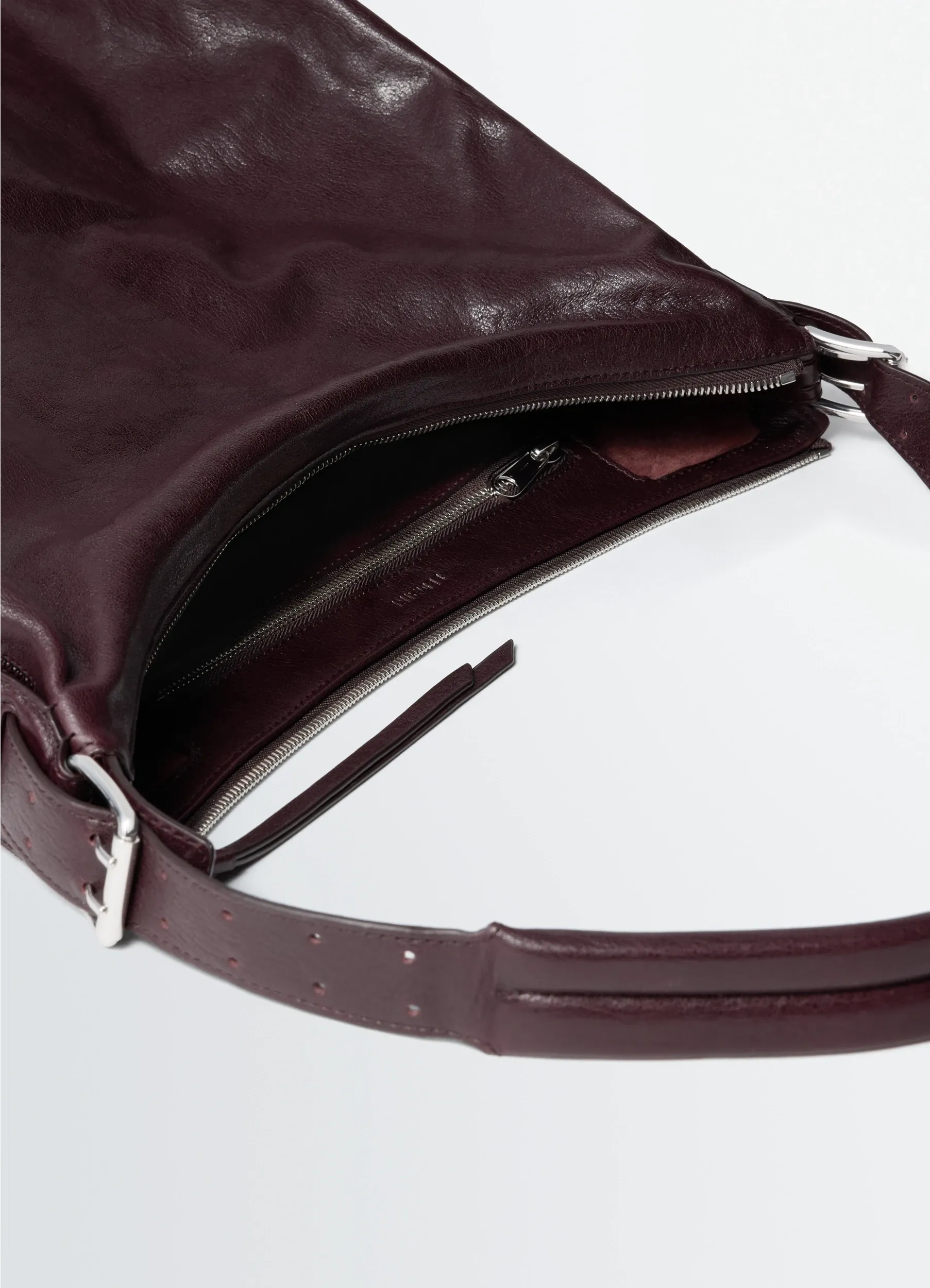 BELTED HOBO BAG IN LEATHER sold by Lemaire product image thumbnail 4