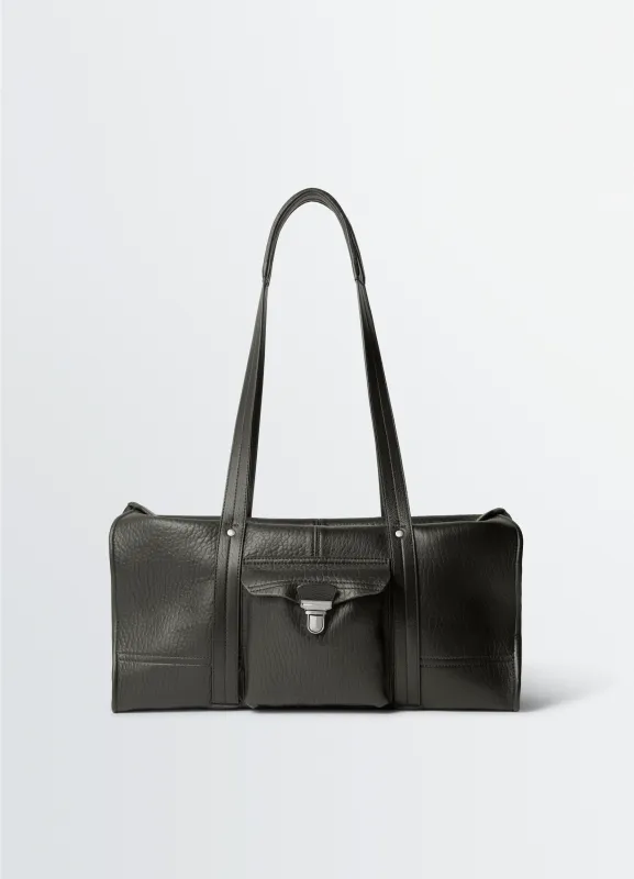 SOFT GEAR TOTE BAG IN LEATHER made by Lemaire