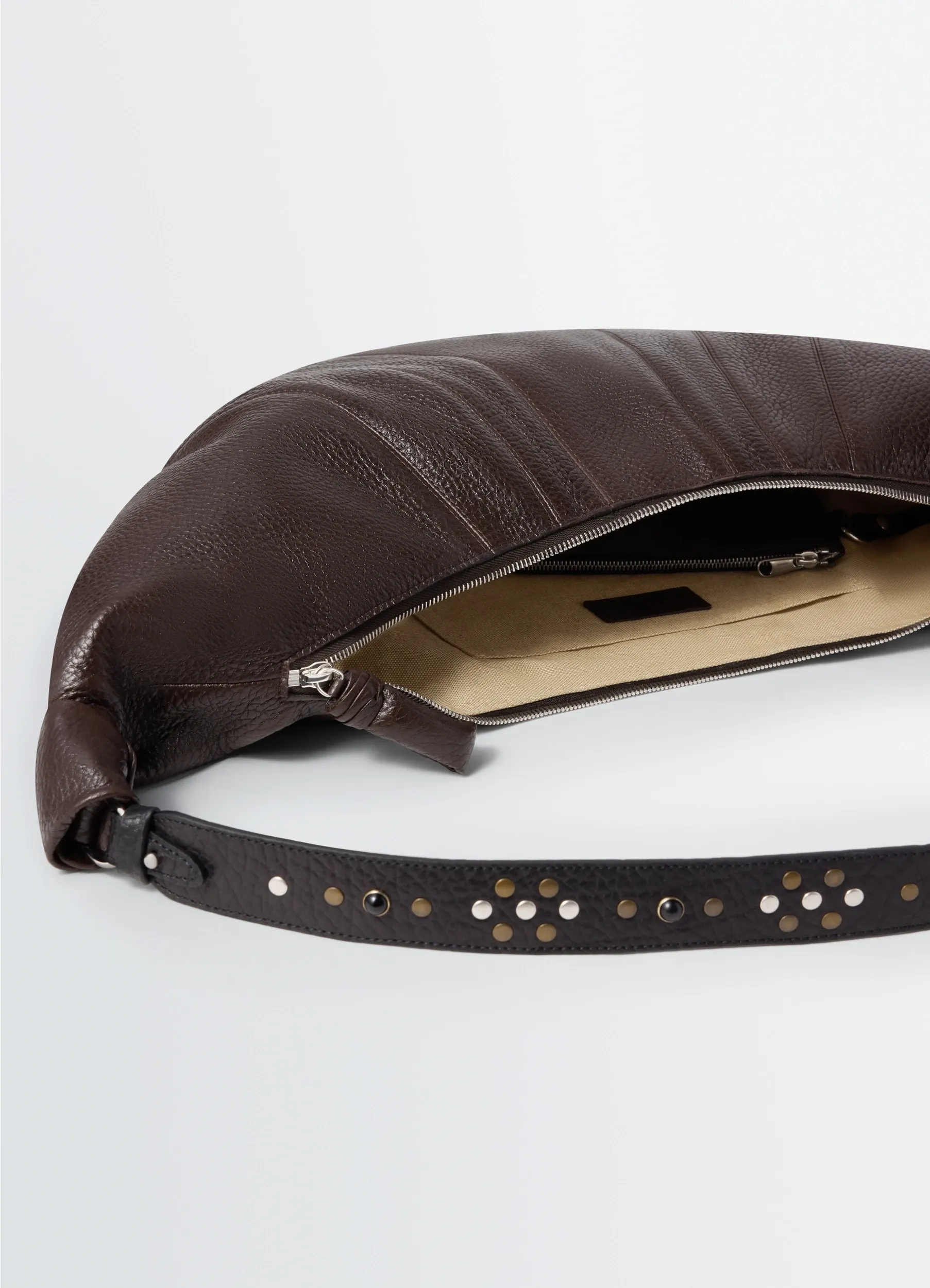WESTERN STUDS LARGE CROISSANT BAG IN LEATHER sold by Lemaire product image thumbnail 4