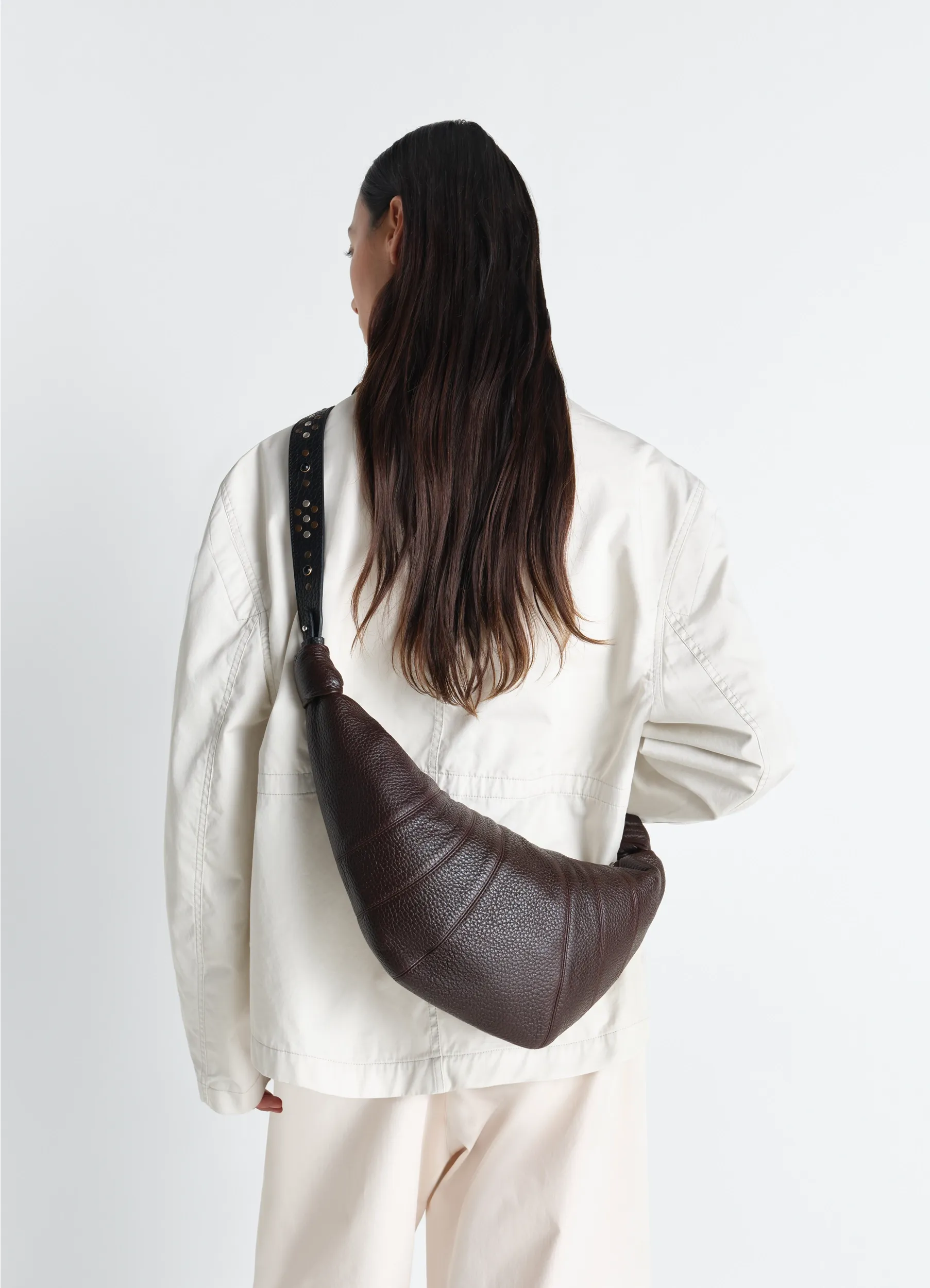 WESTERN STUDS MEDIUM CROISSANT BAG IN LEATHER sold by Lemaire product image thumbnail 2