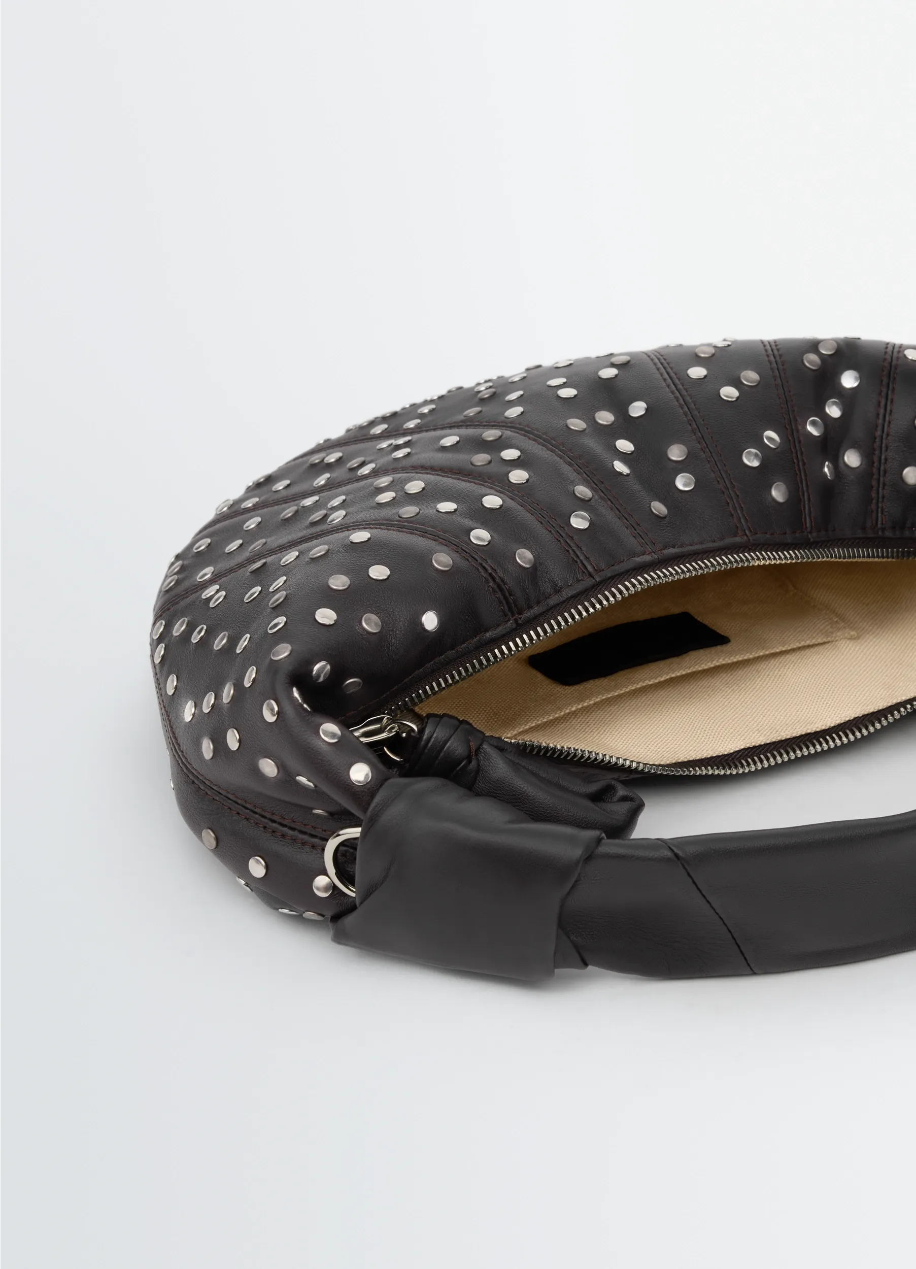 STUDS DOTS MINI FORTUNE CROISSANT BAG IN LEATHER sold by Lemaire product image thumbnail 4