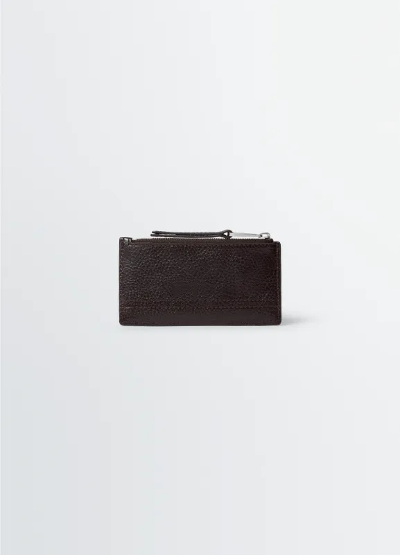GEAR CARD HOLDER AND COIN PURSE IN LEATHER made by Lemaire