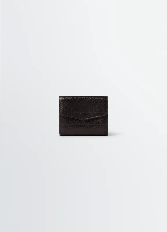GEAR TRIFOLD WALLET IN LEATHER made by Lemaire