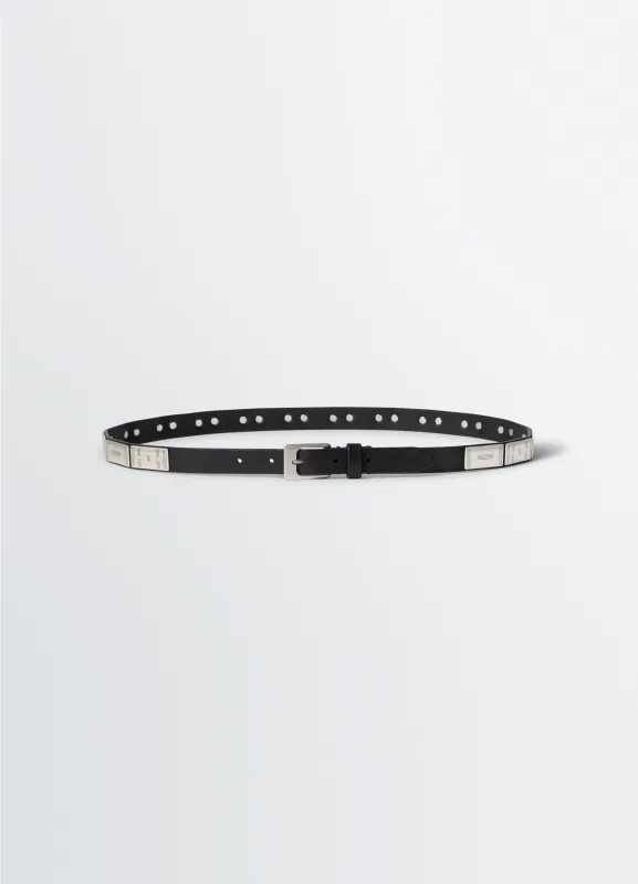 BUFFALO STUDS BELT 20 MM IN LEATHER made by Lemaire