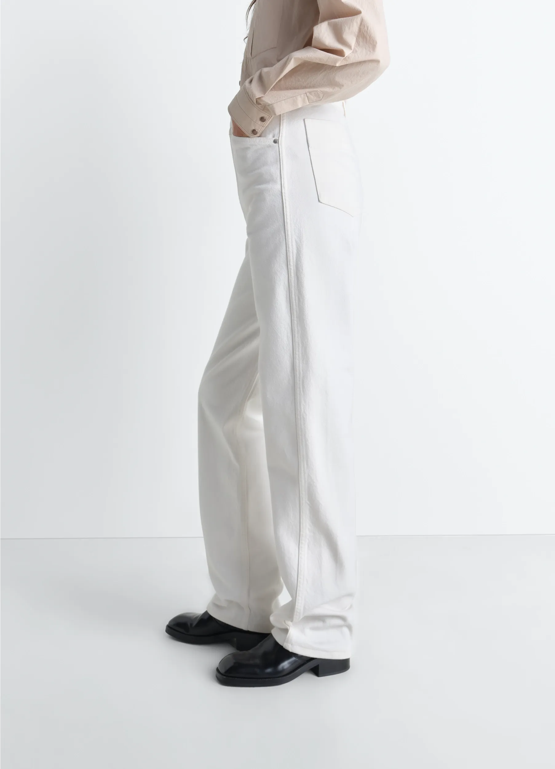FIVE POCKETS TWISTED PANTS IN DENIM sold by Lemaire product image thumbnail 2