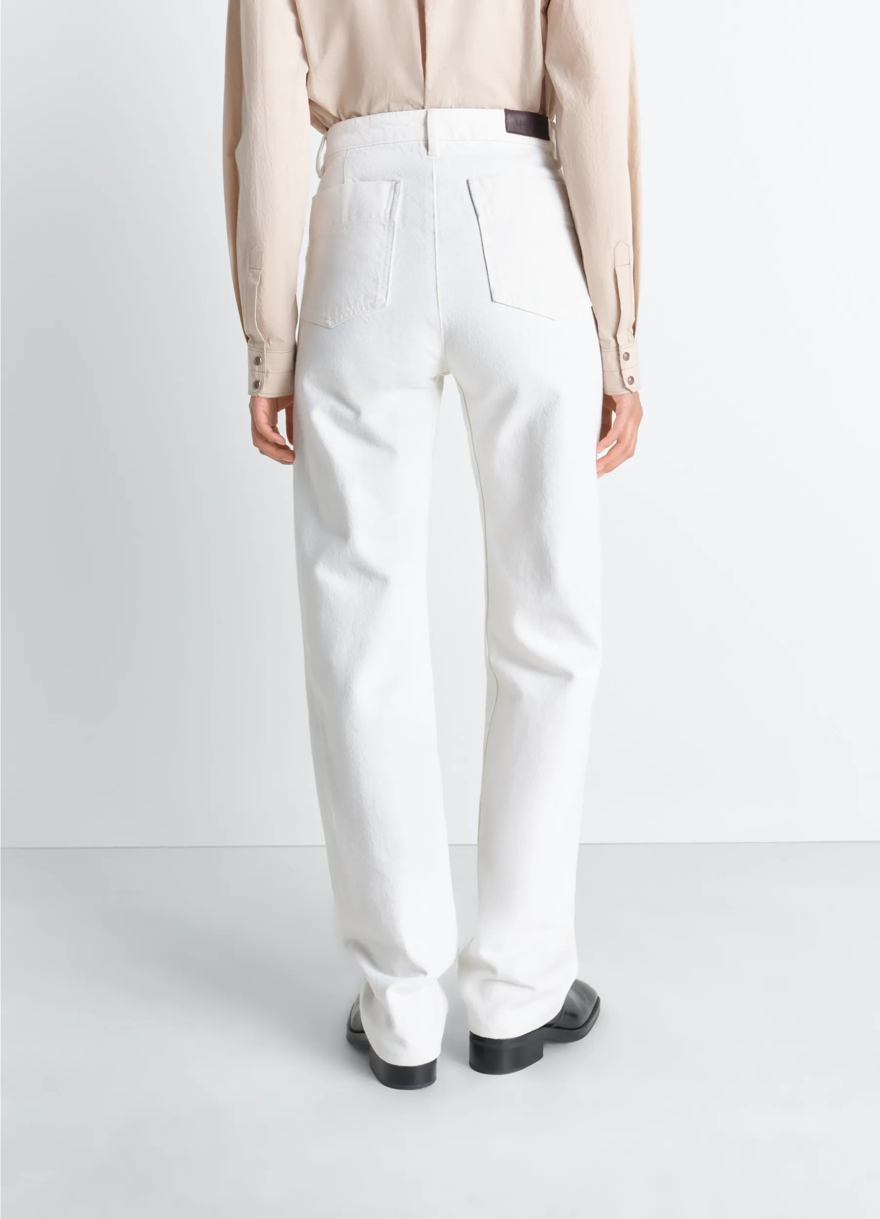 FIVE POCKETS TWISTED PANTS IN DENIM sold by Lemaire product image thumbnail 4