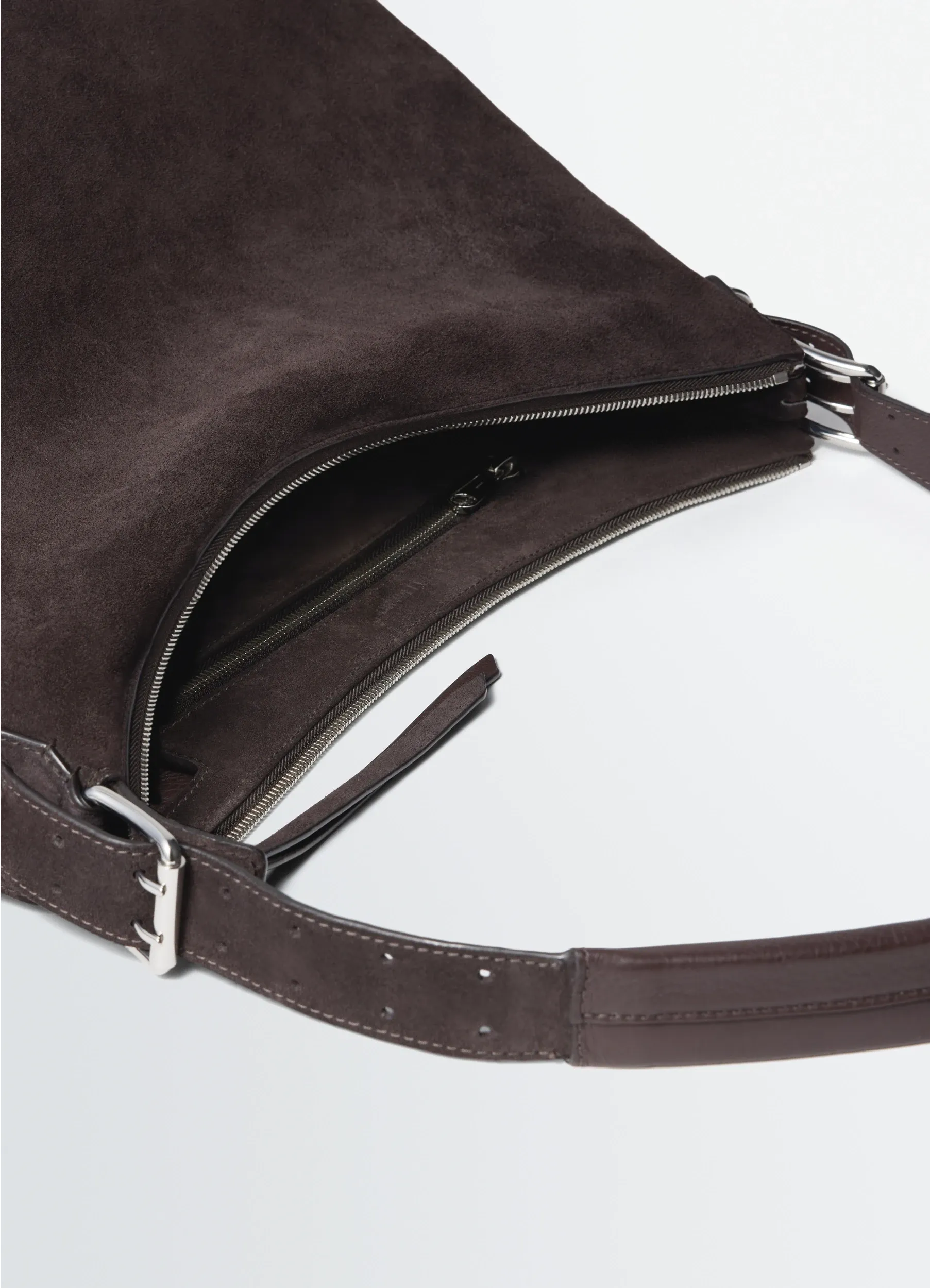 BELTED HOBO BAG IN SUEDE LEATHER sold by Lemaire product image thumbnail 5
