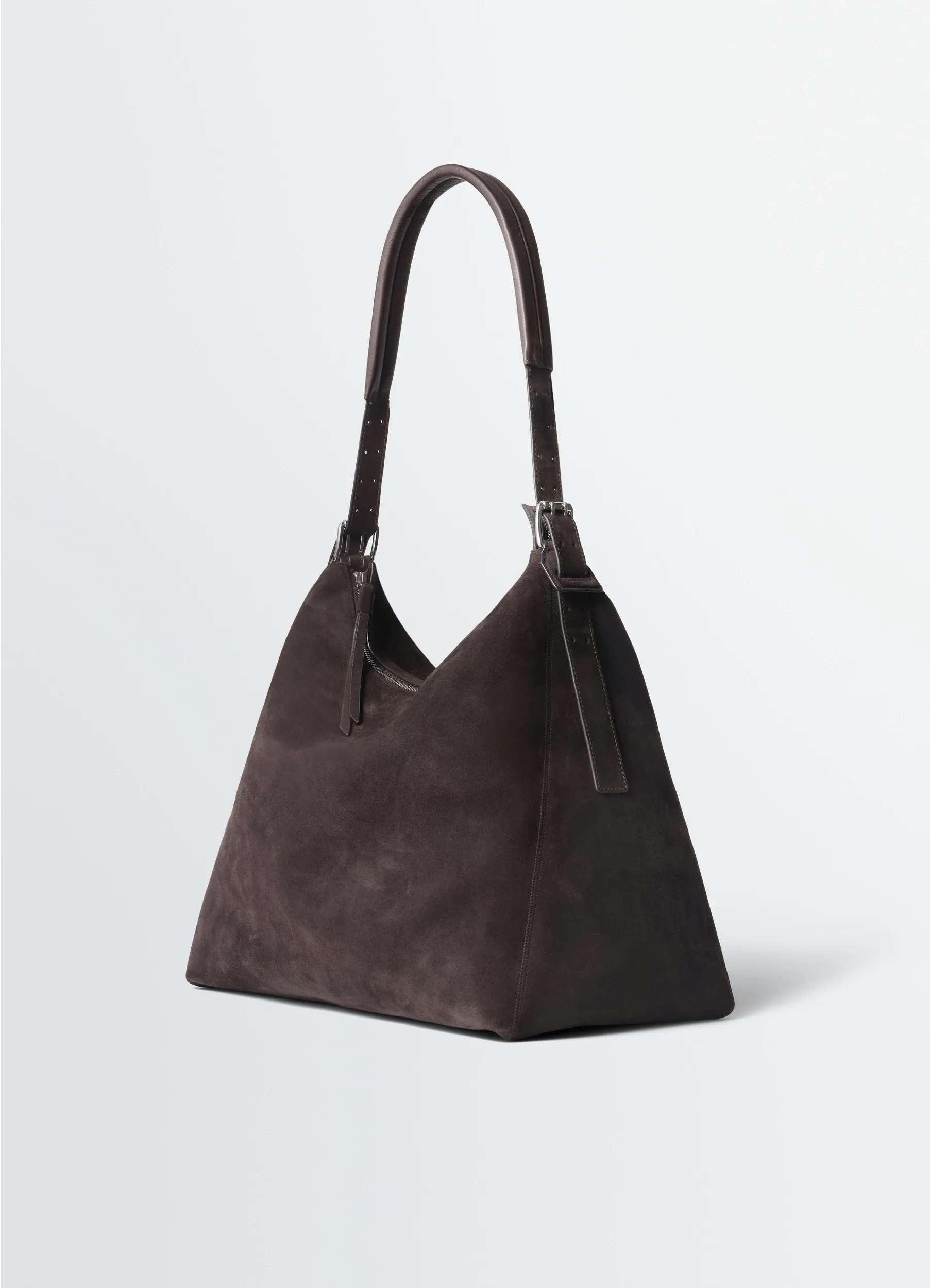 BELTED HOBO BAG IN SUEDE LEATHER sold by Lemaire product image thumbnail 4