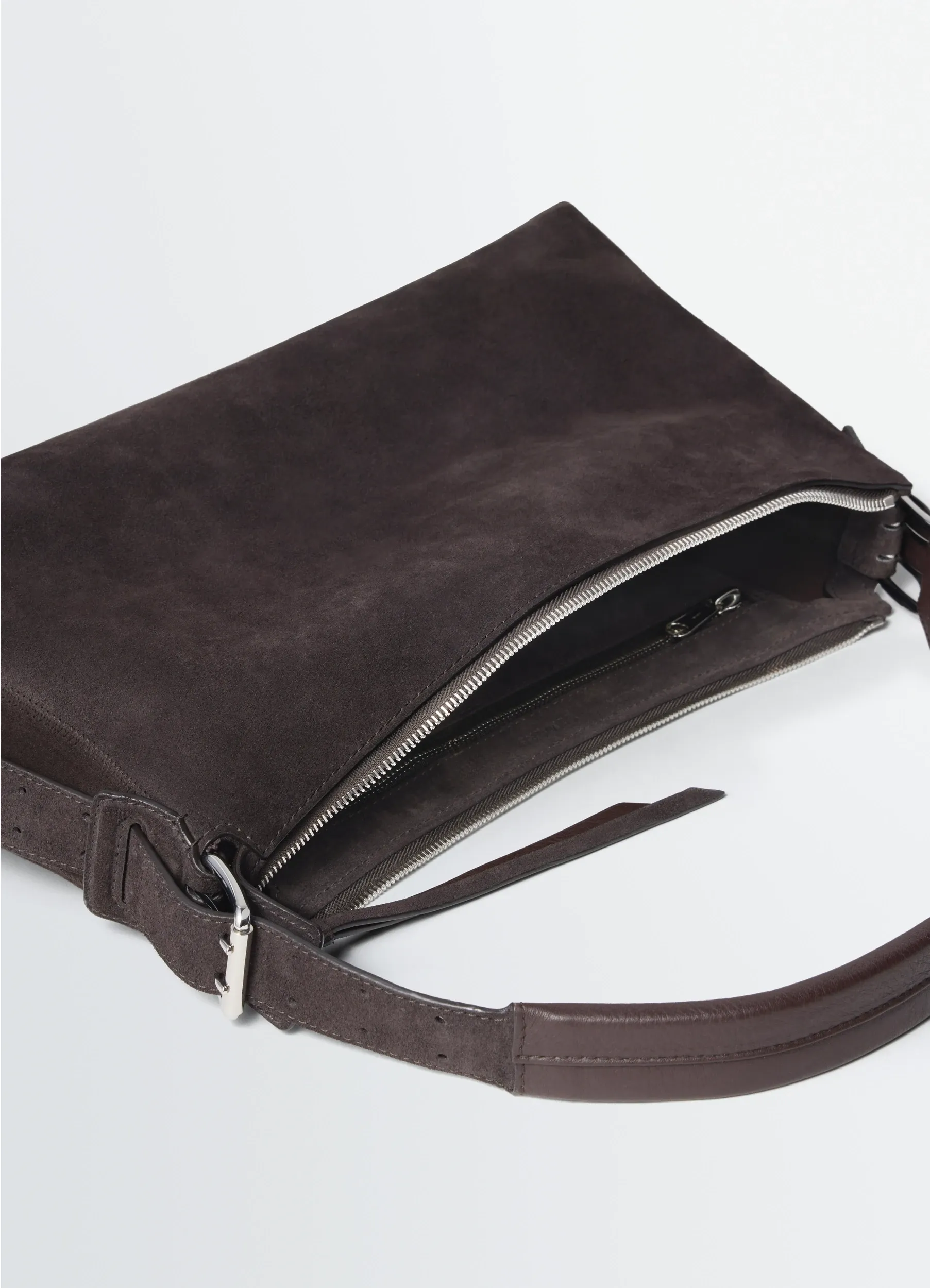 BELTED BAGUETTE BAG IN SUEDE LEATHER sold by Lemaire product image thumbnail 4