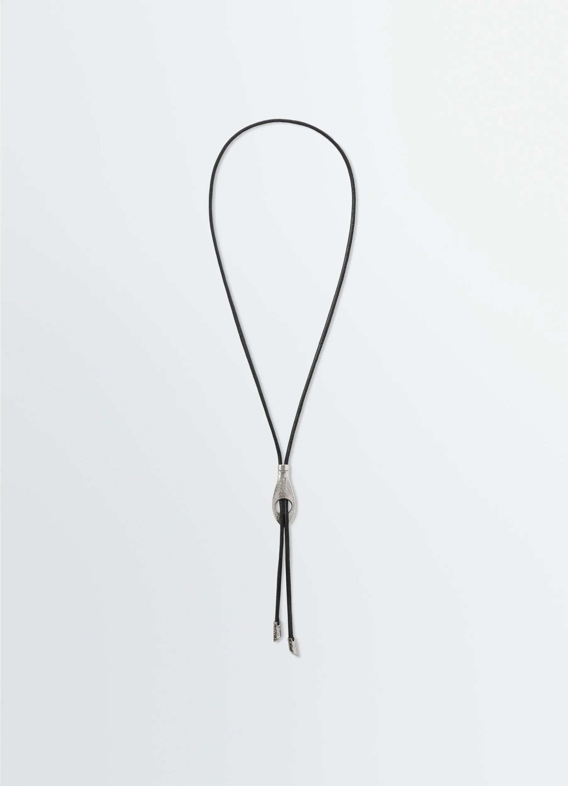SNAKE BOLO TIE NECKLACE IN LEATHER sold by Lemaire