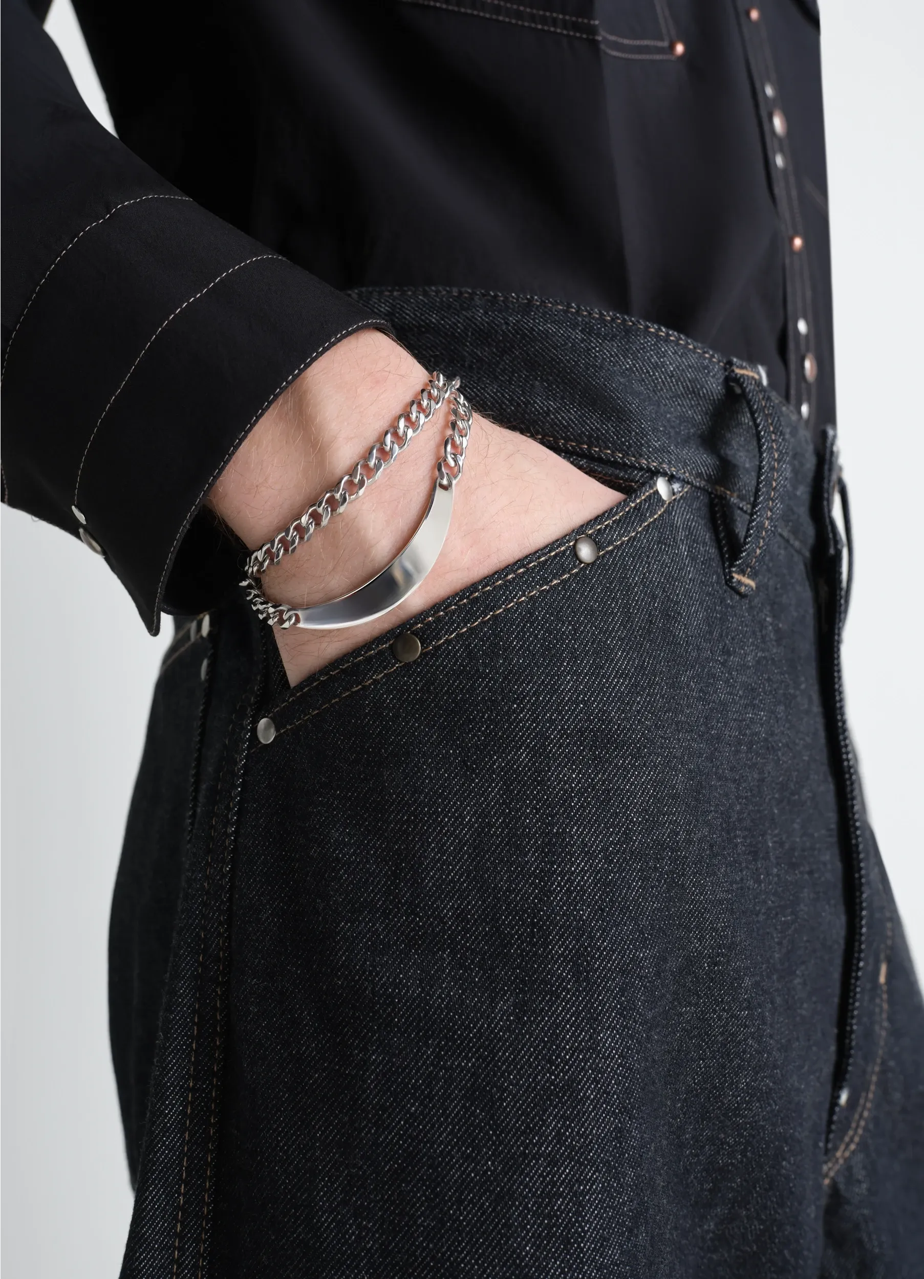 ID BRACELET M IN SILVER sold by Lemaire product image thumbnail 3