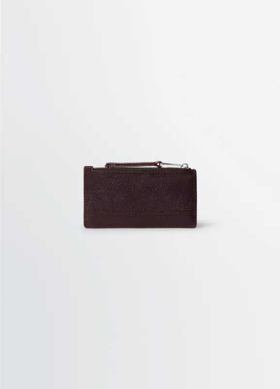 GEAR CARD HOLDER AND COIN PURSE IN LEATHER made by Lemaire
