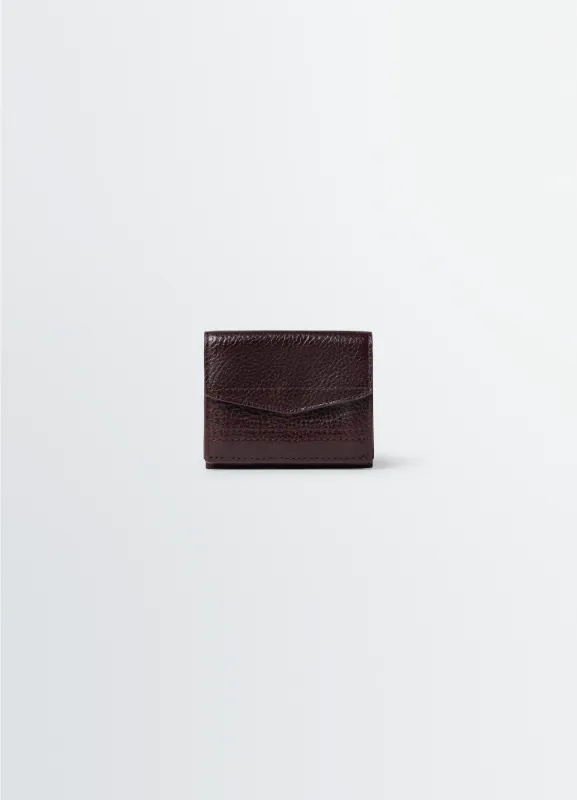 GEAR TRIFOLD WALLET IN LEATHER made by Lemaire