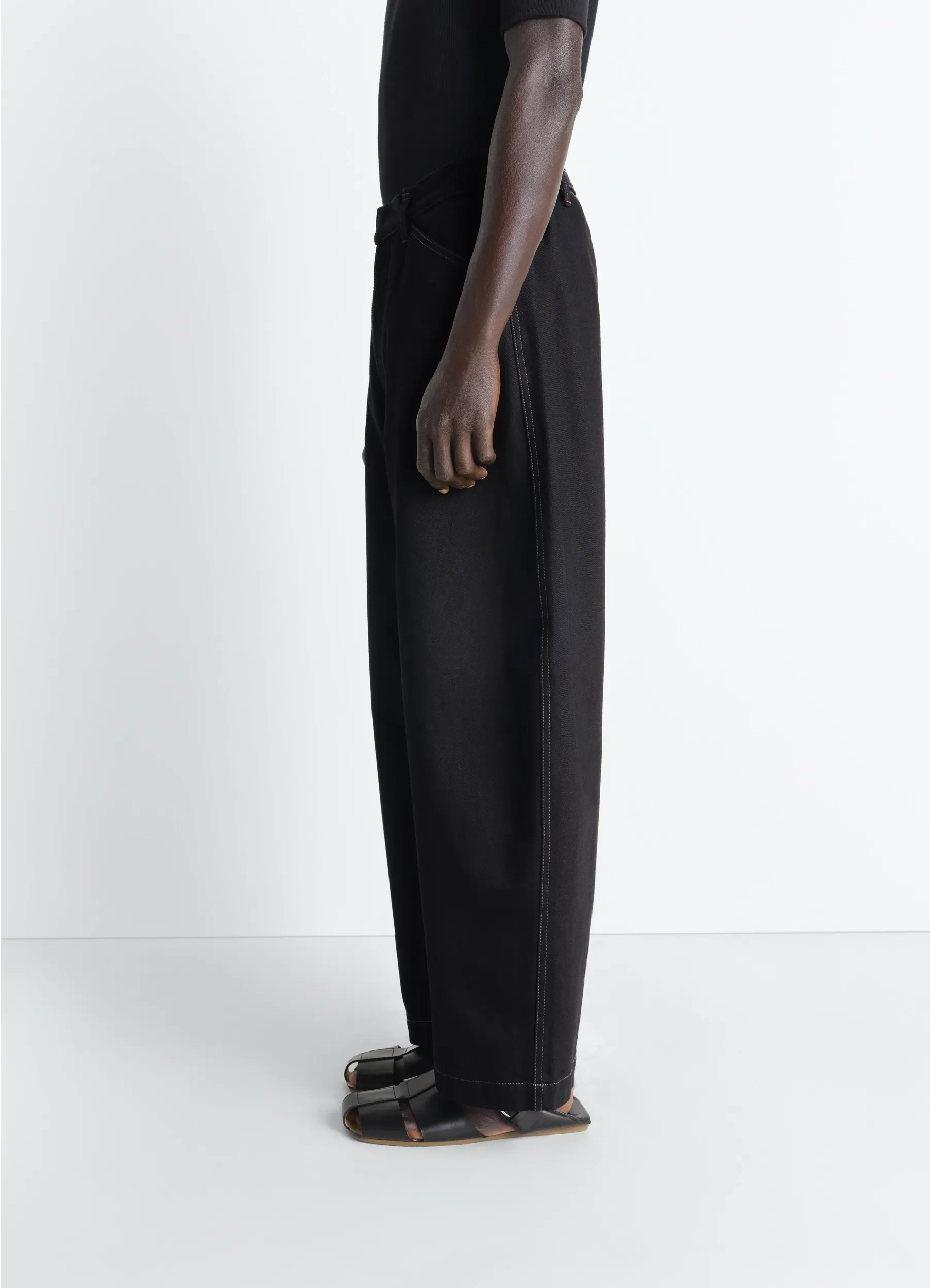 MAXI WORKWEAR PANTS IN DENIM sold by Lemaire product image thumbnail 4