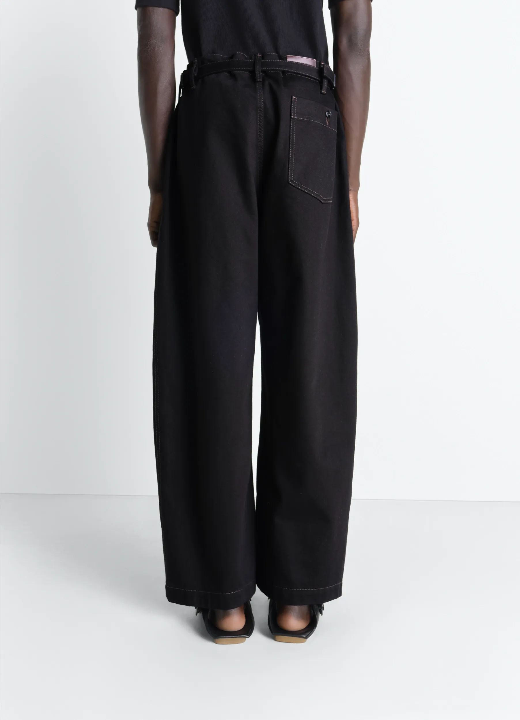 MAXI WORKWEAR PANTS IN DENIM sold by Lemaire product image thumbnail 3