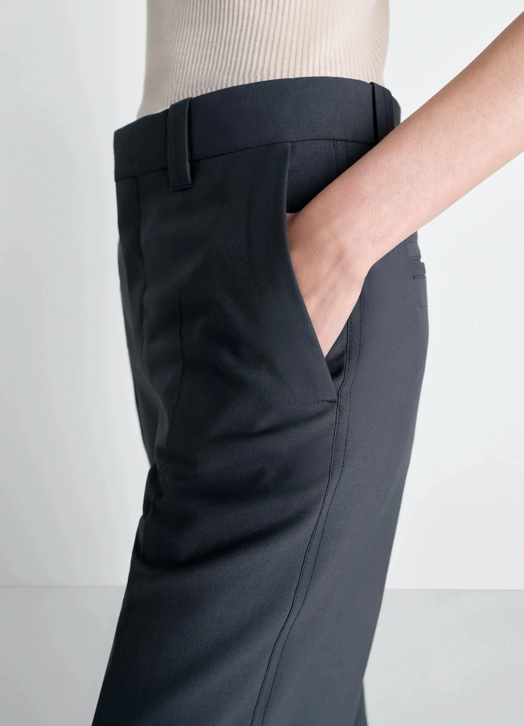 STRAIGHT TAILORED PANTS IN POLYWOOL sold by Lemaire product image thumbnail 5