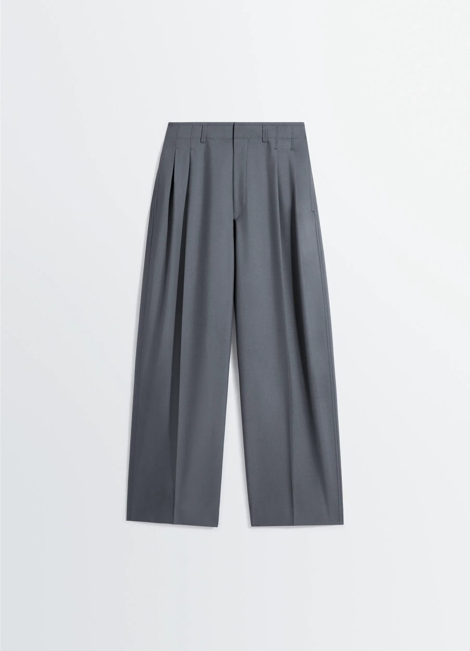 PLEATED TAILORED PANTS IN POLYWOOL sold by Lemaire product image thumbnail 5