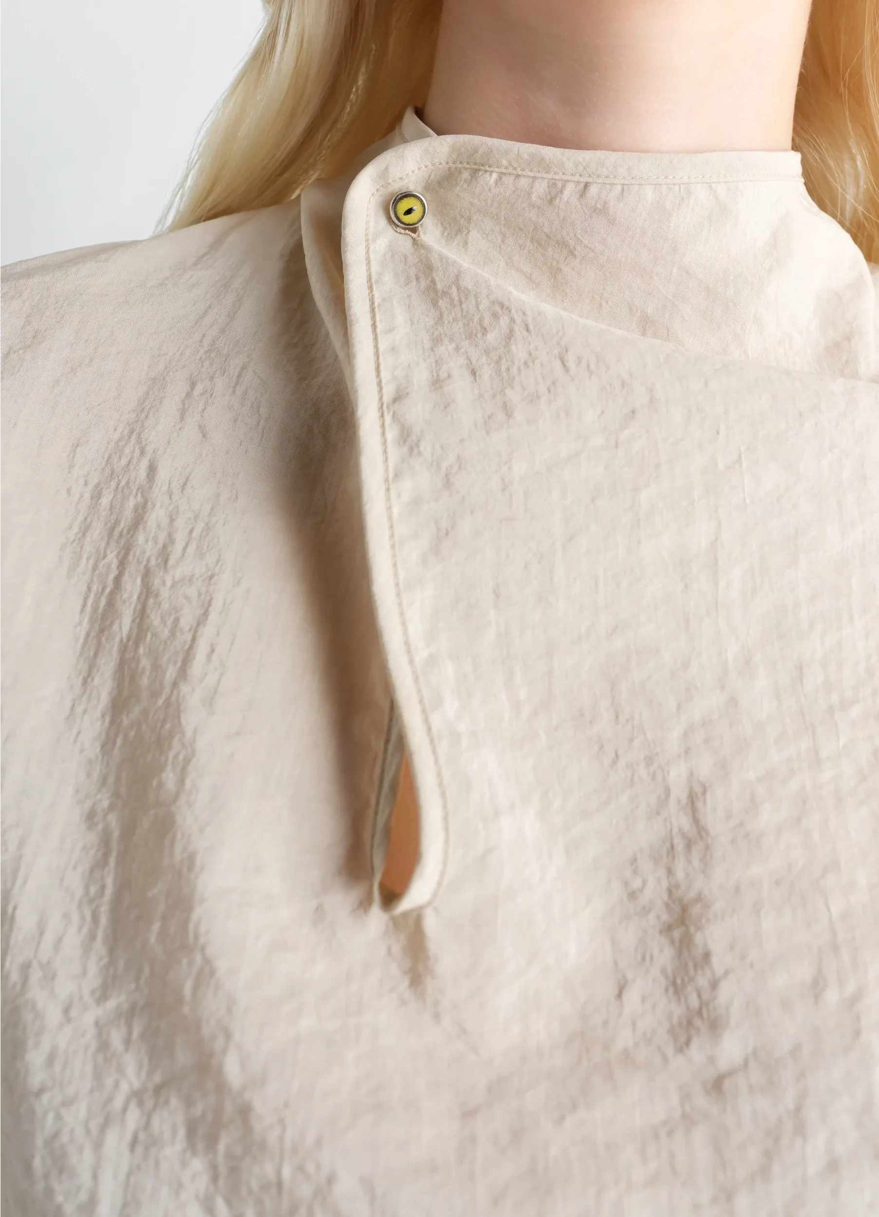 SOFT COLLAR TOP IN DRY SILK sold by Lemaire product image thumbnail 3