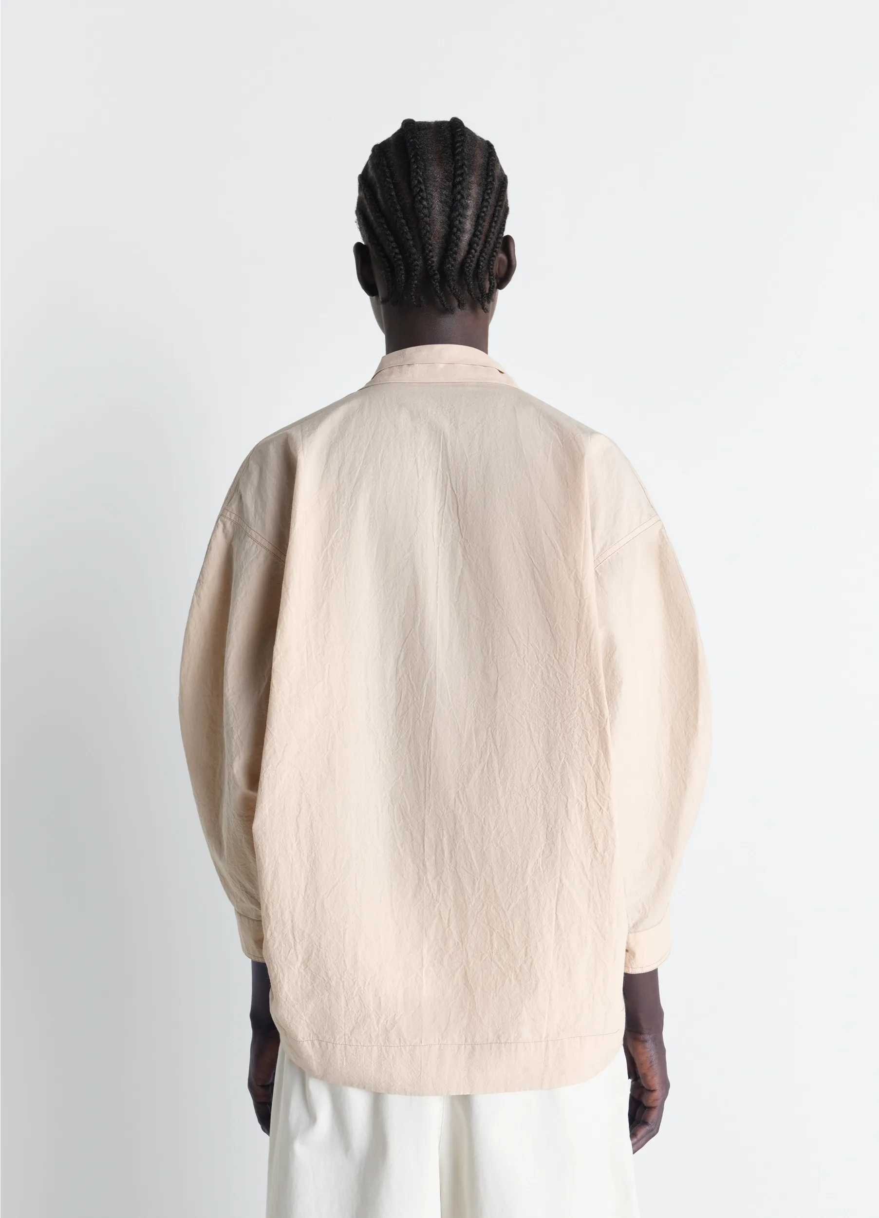 BLOUSE WITH SCARF IN CREPE COTTON sold by Lemaire product image thumbnail 5