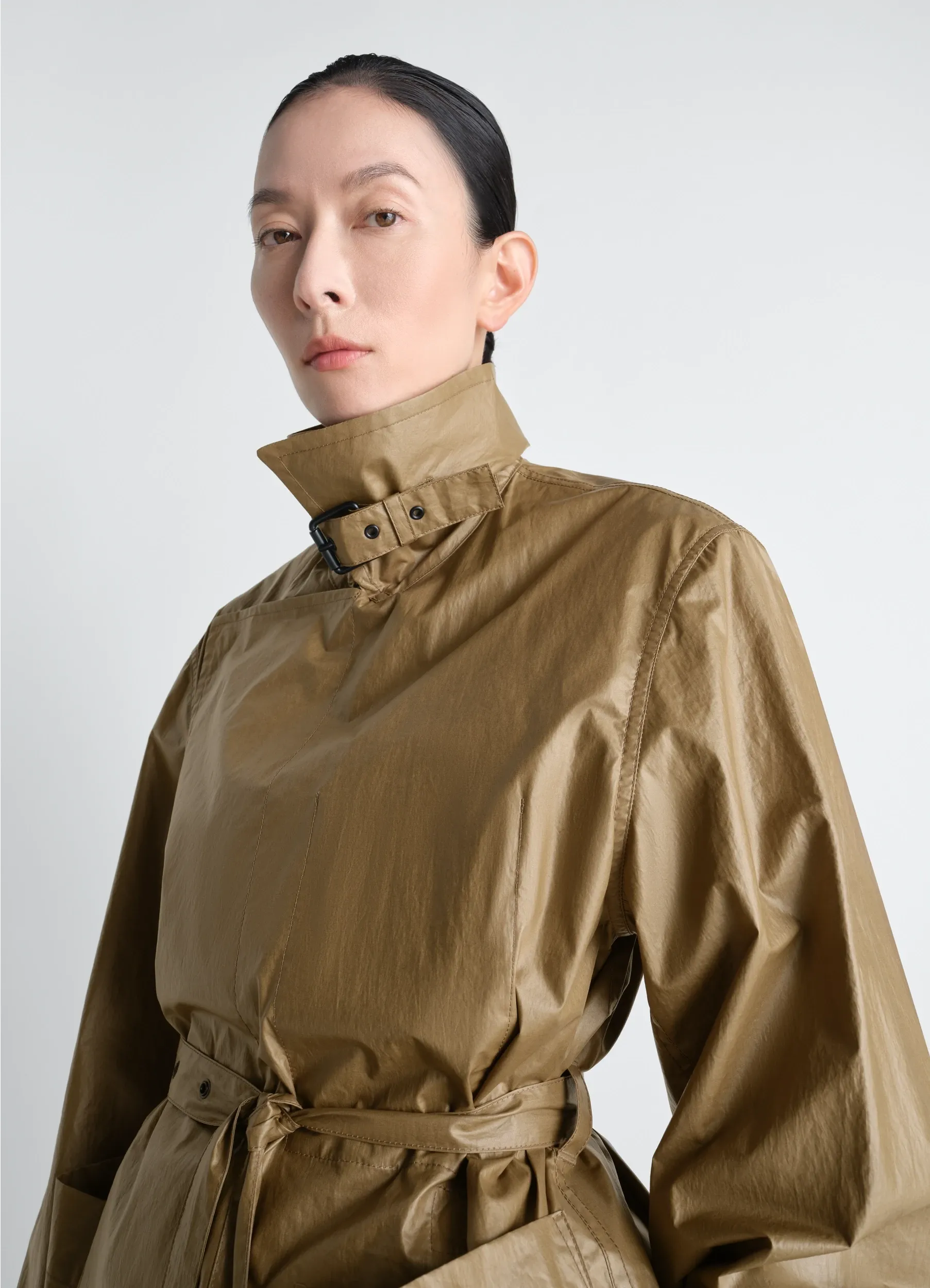 LIGHT WRAP JACKET IN LIGHT COATED COTTON sold by Lemaire product image thumbnail 3