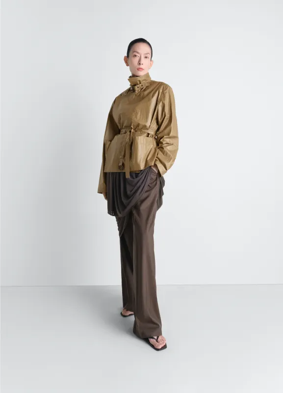 LIGHT WRAP JACKET IN LIGHT COATED COTTON made by Lemaire