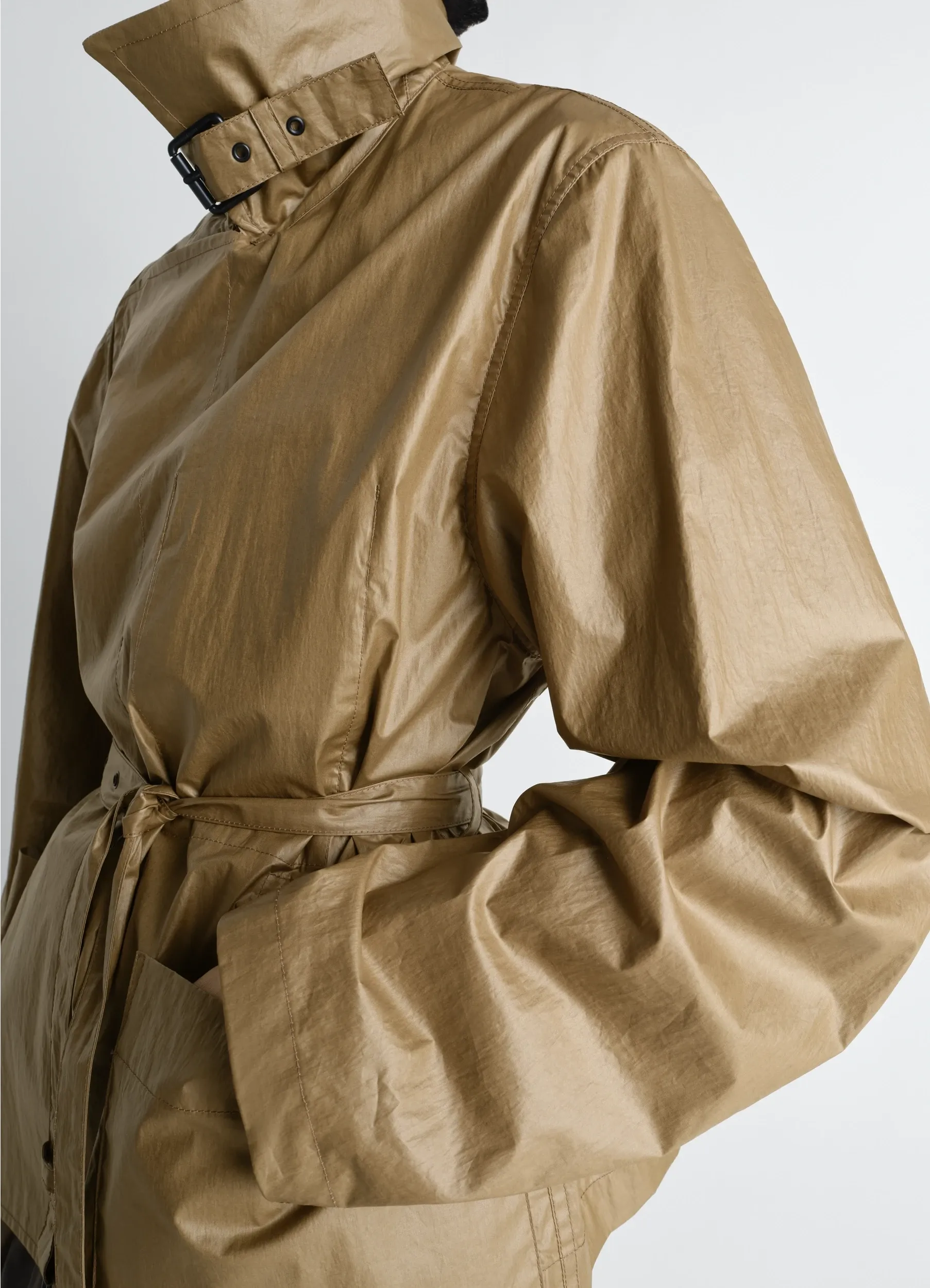 LIGHT WRAP JACKET IN LIGHT COATED COTTON sold by Lemaire product image thumbnail 4