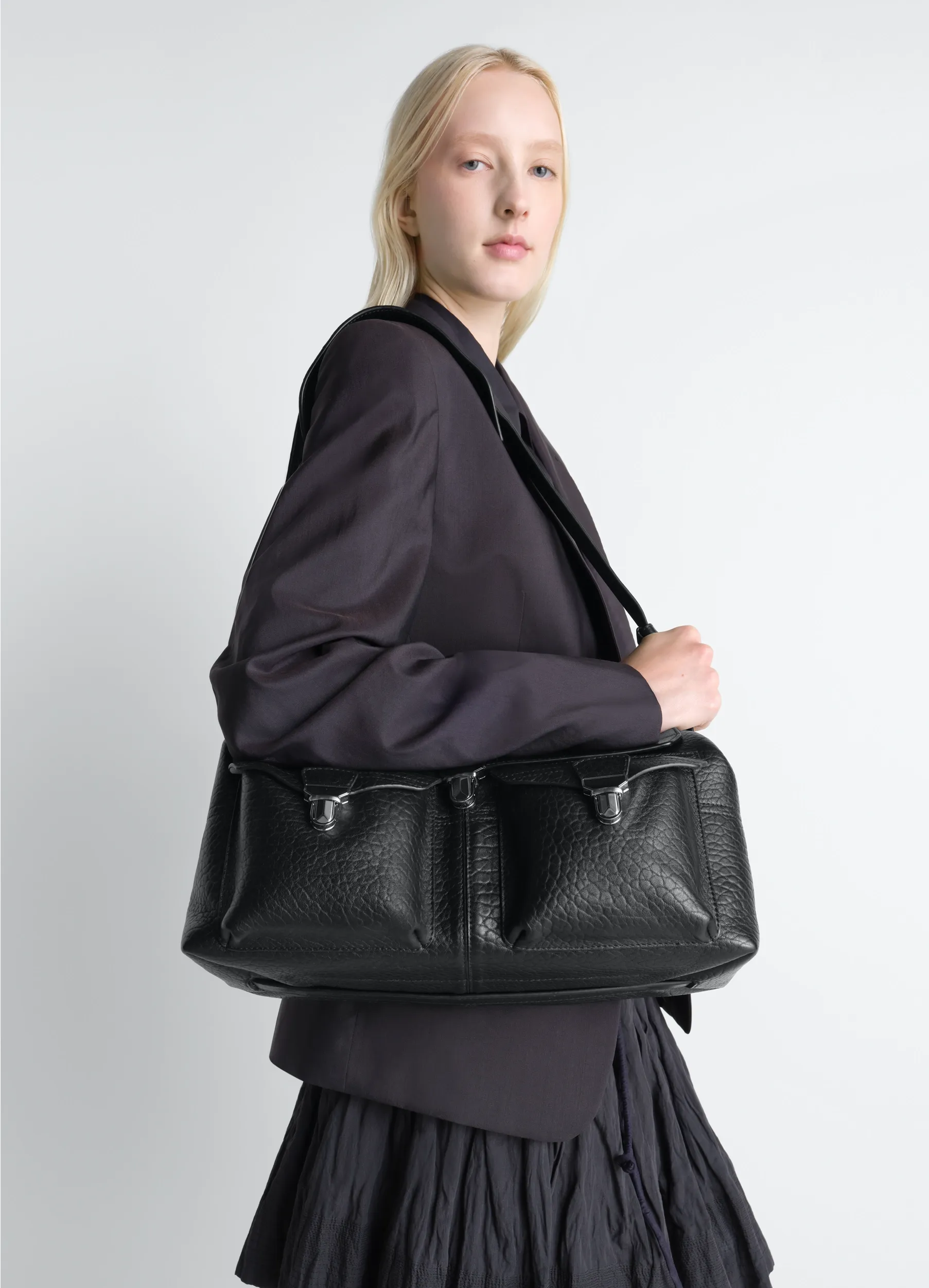 SOFT GEAR BAG IN LEATHER sold by Lemaire product image thumbnail 2