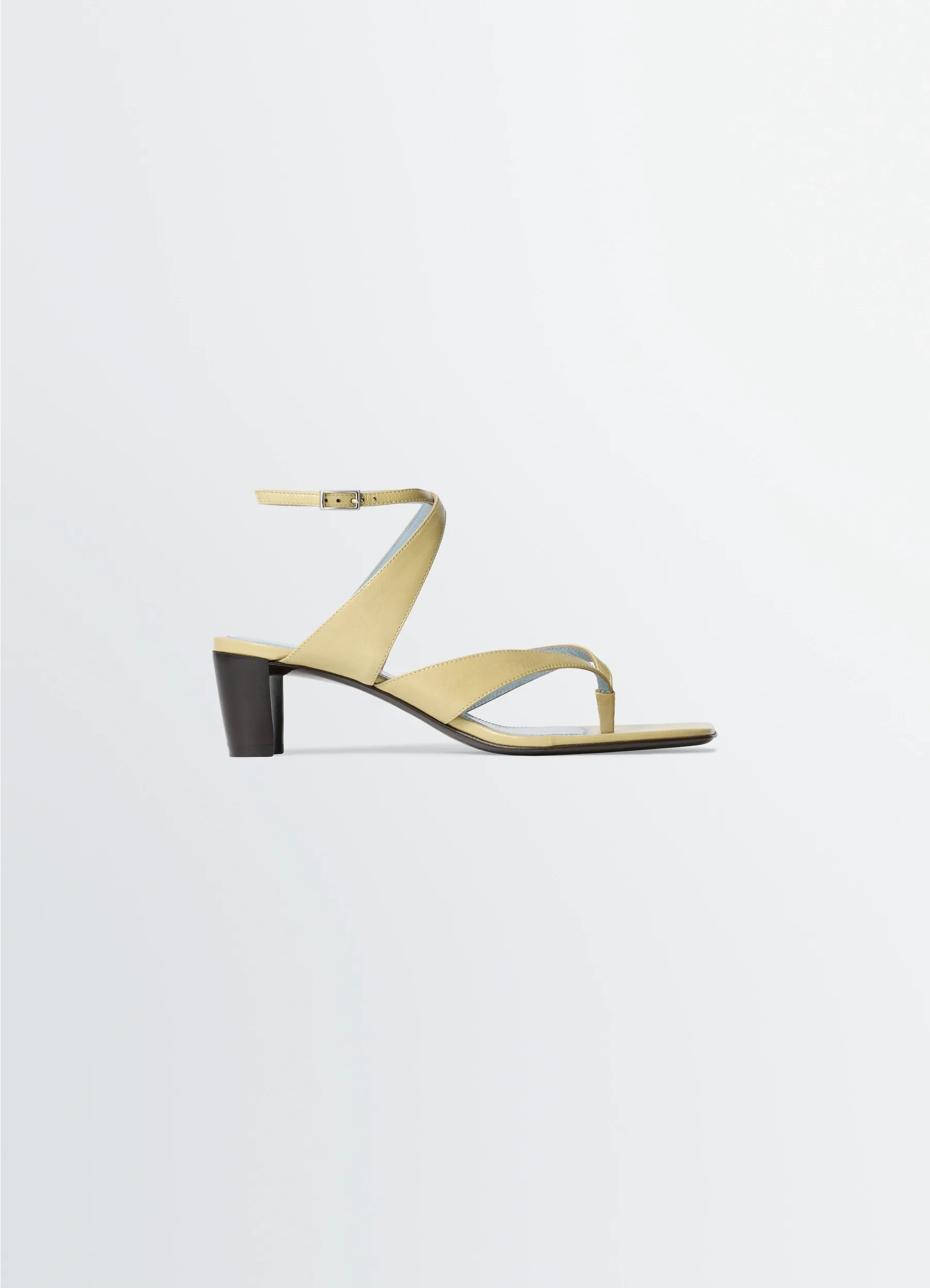 TONG SANDALS 50 MM HEEL IN LEATHER sold by Lemaire
