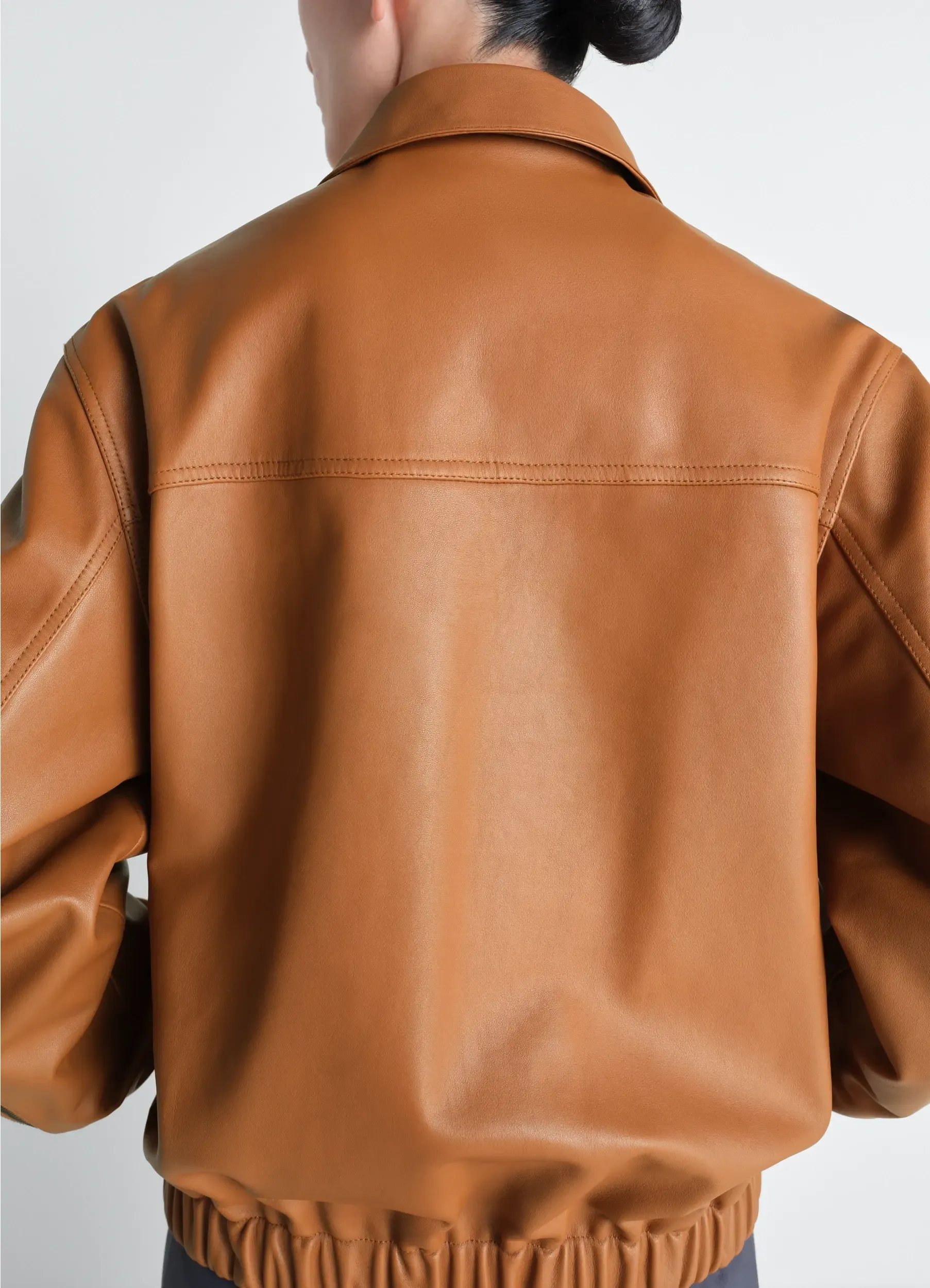 LEATHER BLOUSON WITH POCKETS IN LEATHER sold by Lemaire product image thumbnail 5