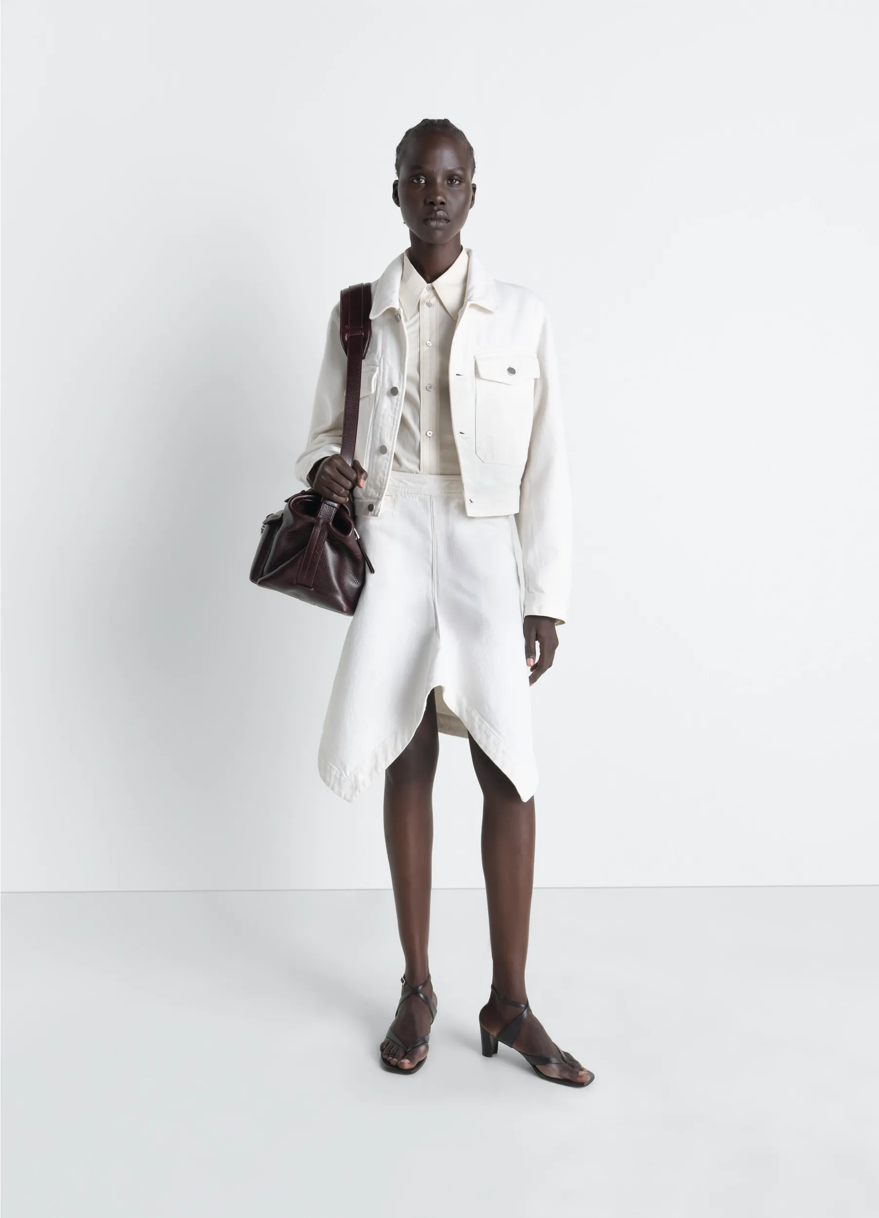 CROPPED BLOUSON IN DENIM sold by Lemaire product image thumbnail 2