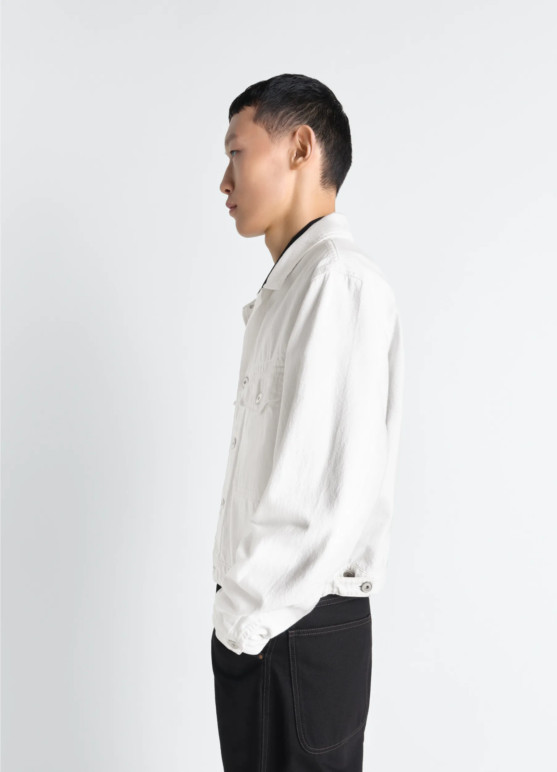 TRUCKER JACKET IN DENIM sold by Lemaire product image thumbnail 4