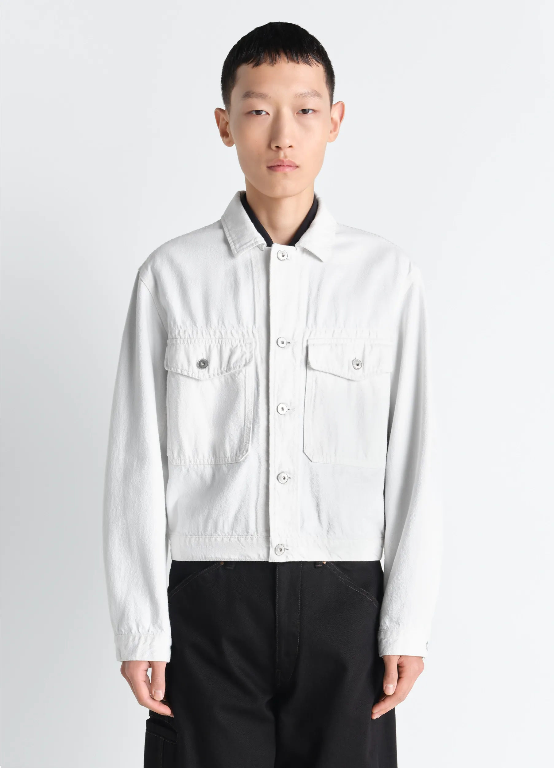 TRUCKER JACKET IN DENIM sold by Lemaire