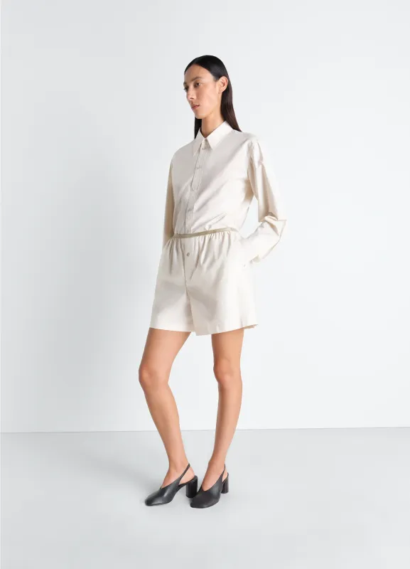 BOXER SHORTS IN WASHED COTTON SILK made by Lemaire