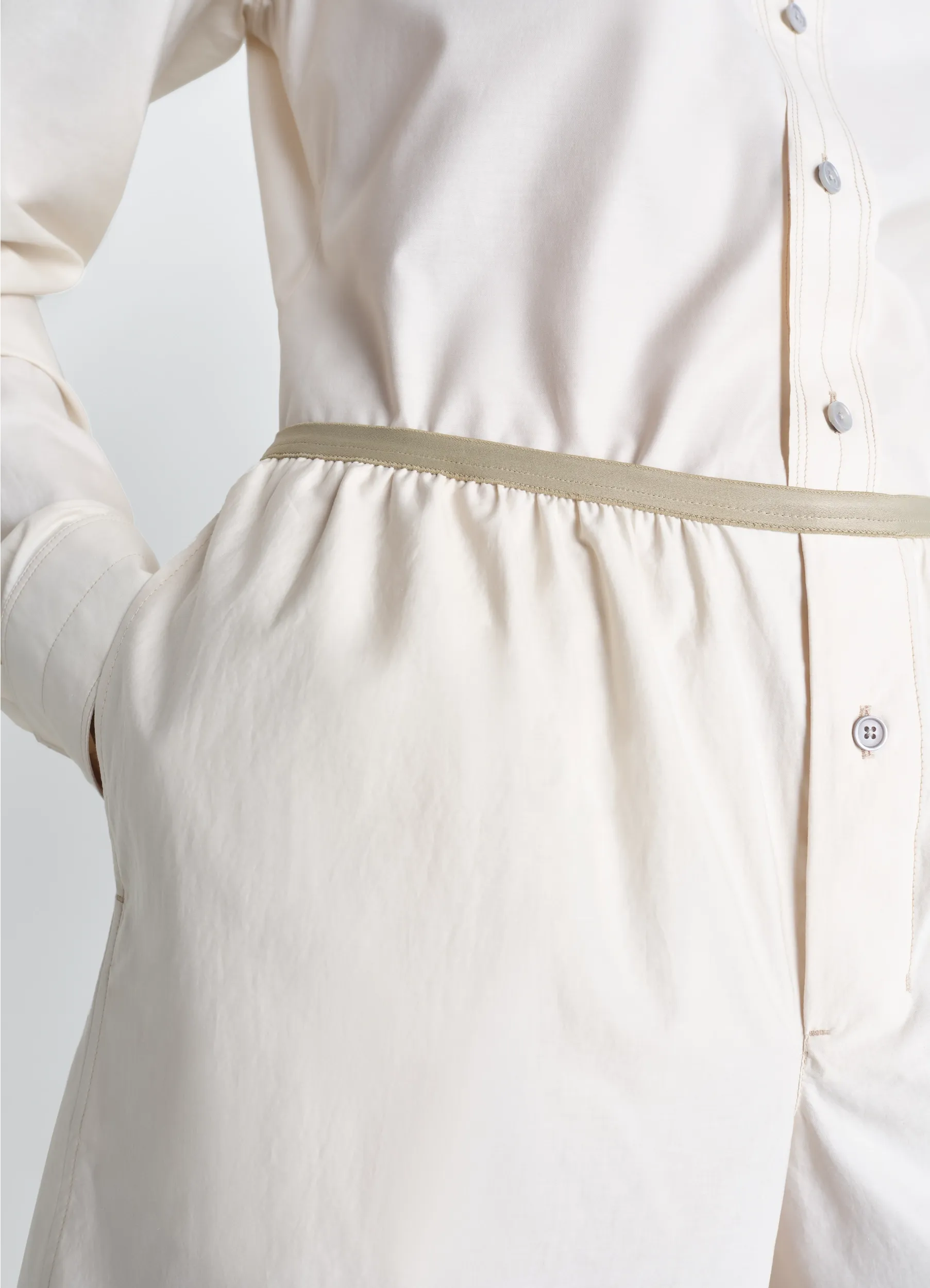 BOXER SHORTS IN WASHED COTTON SILK sold by Lemaire product image thumbnail 3