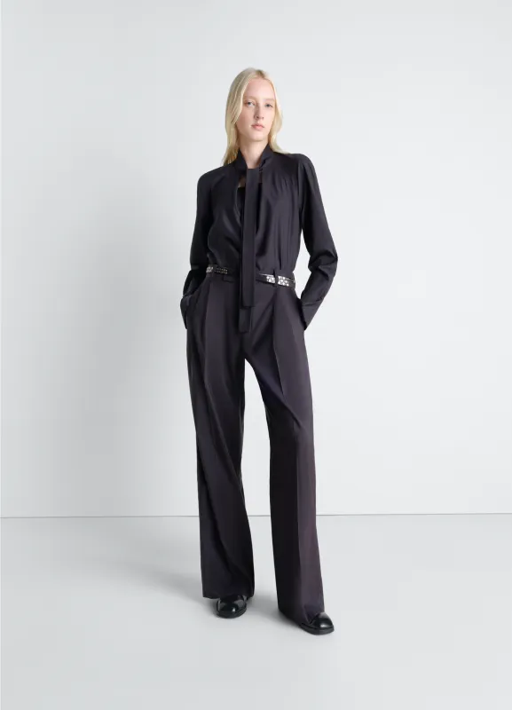 ASCOT BLOUSE IN WASHED COTTON SILK made by Lemaire