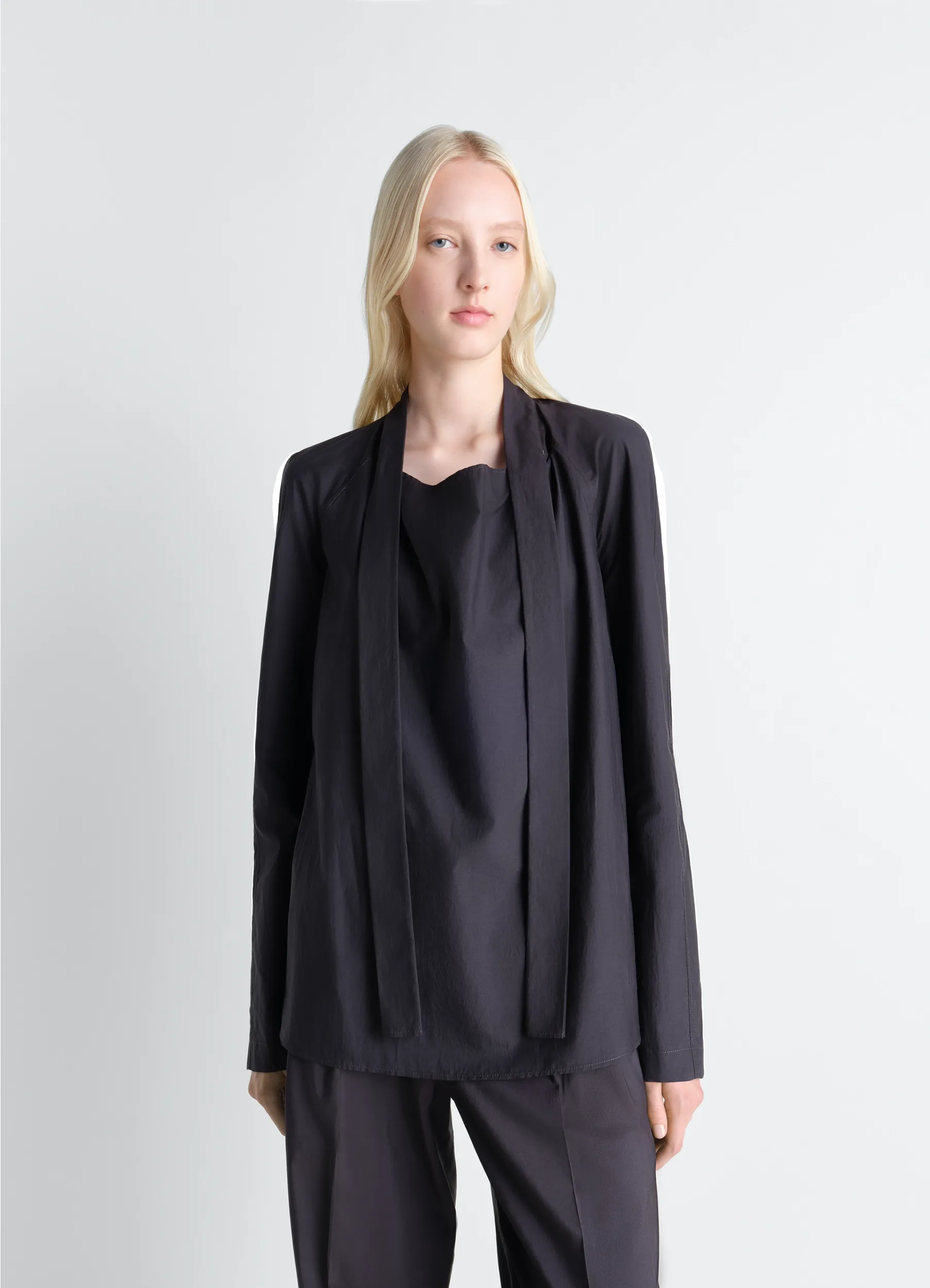 ASCOT BLOUSE IN WASHED COTTON SILK sold by Lemaire product image thumbnail 2