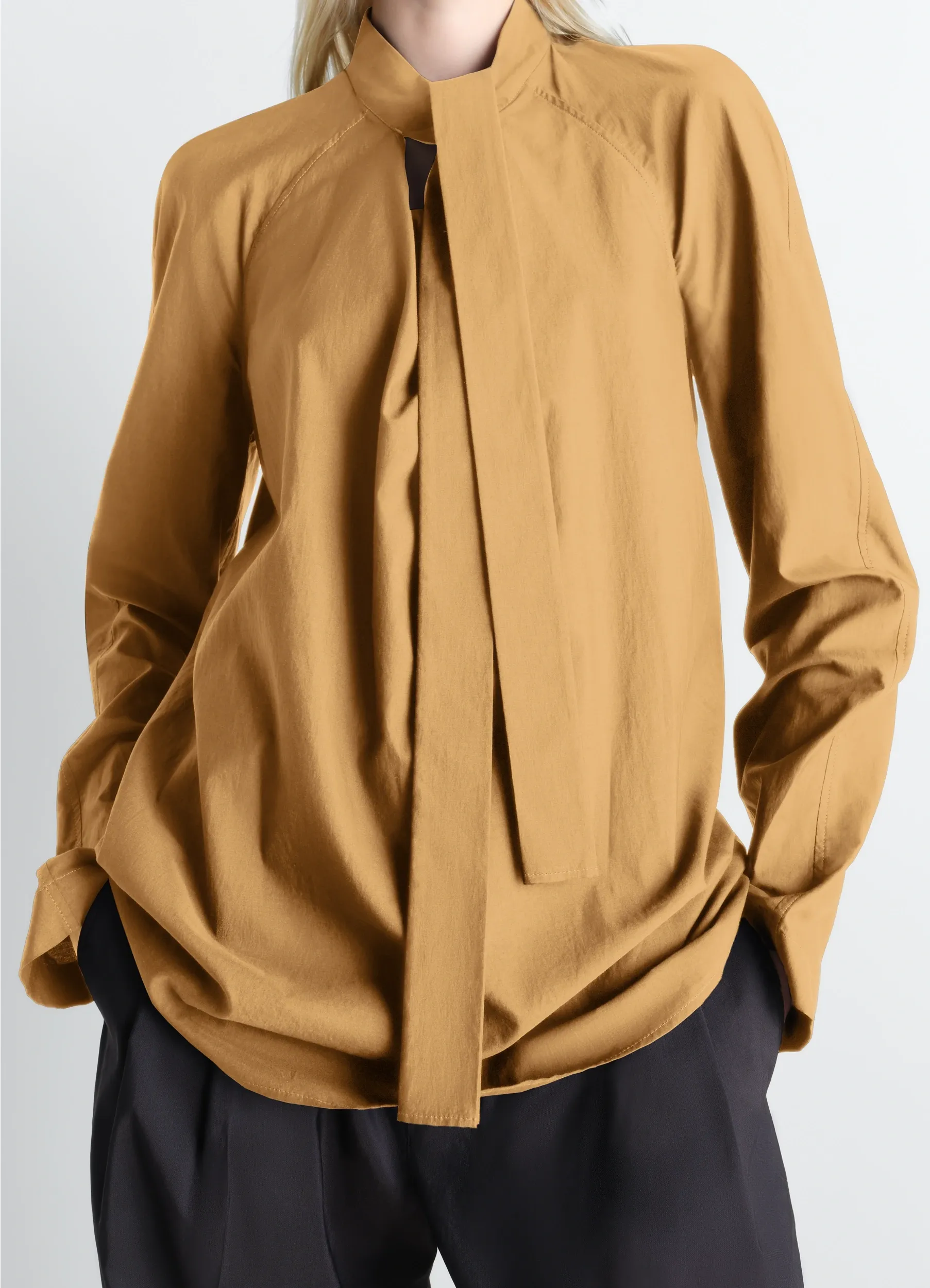 ASCOT BLOUSE IN WASHED COTTON SILK sold by Lemaire product image thumbnail 3